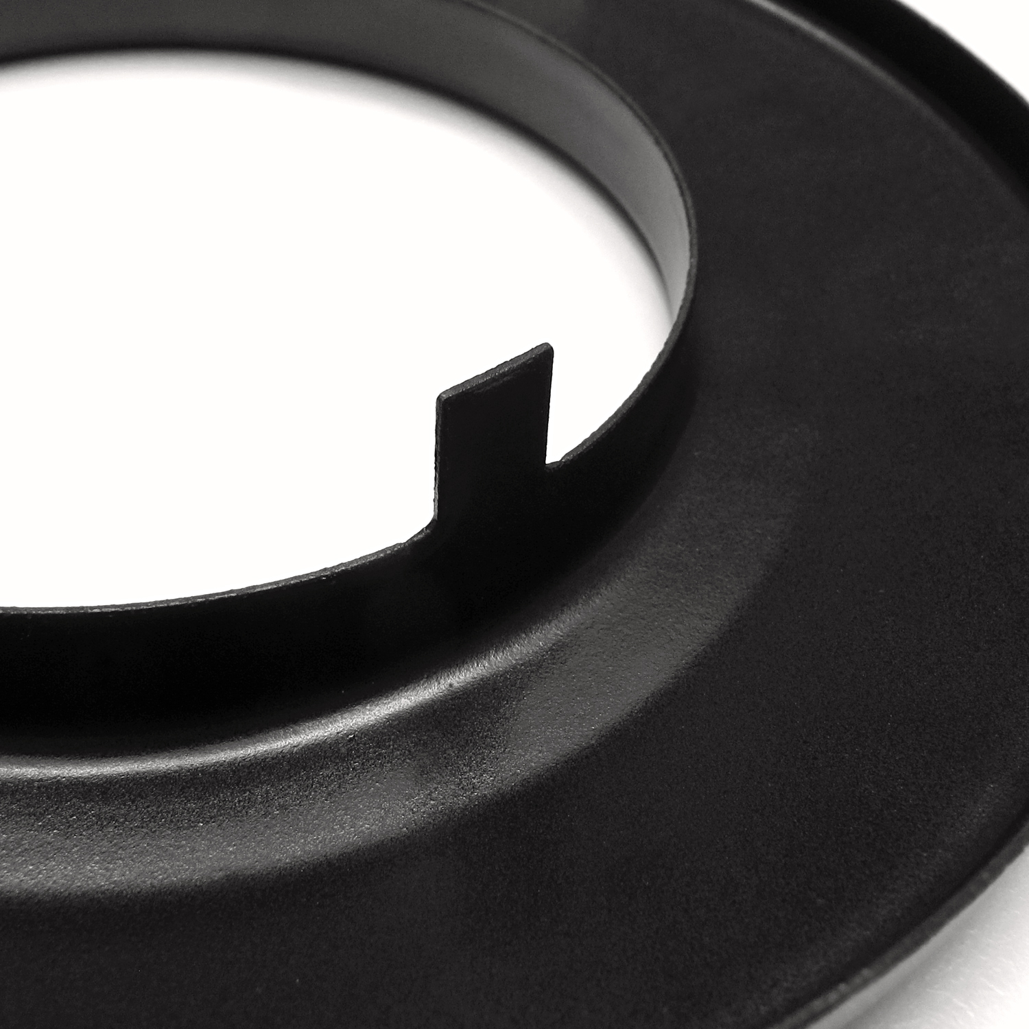 Raik Pelletrohr / Ofenrohr 100mm - Wandrosette schwarz