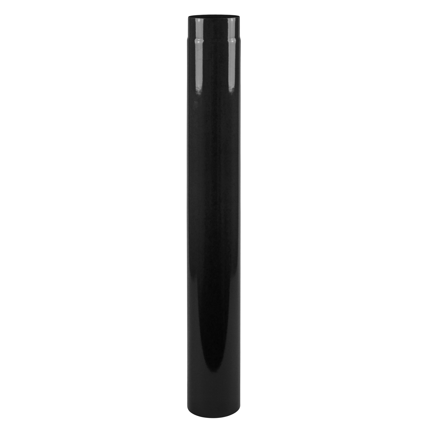 Tube de fumée / Tuyau de poêle émaillé 120 mm - 1000 mm noir