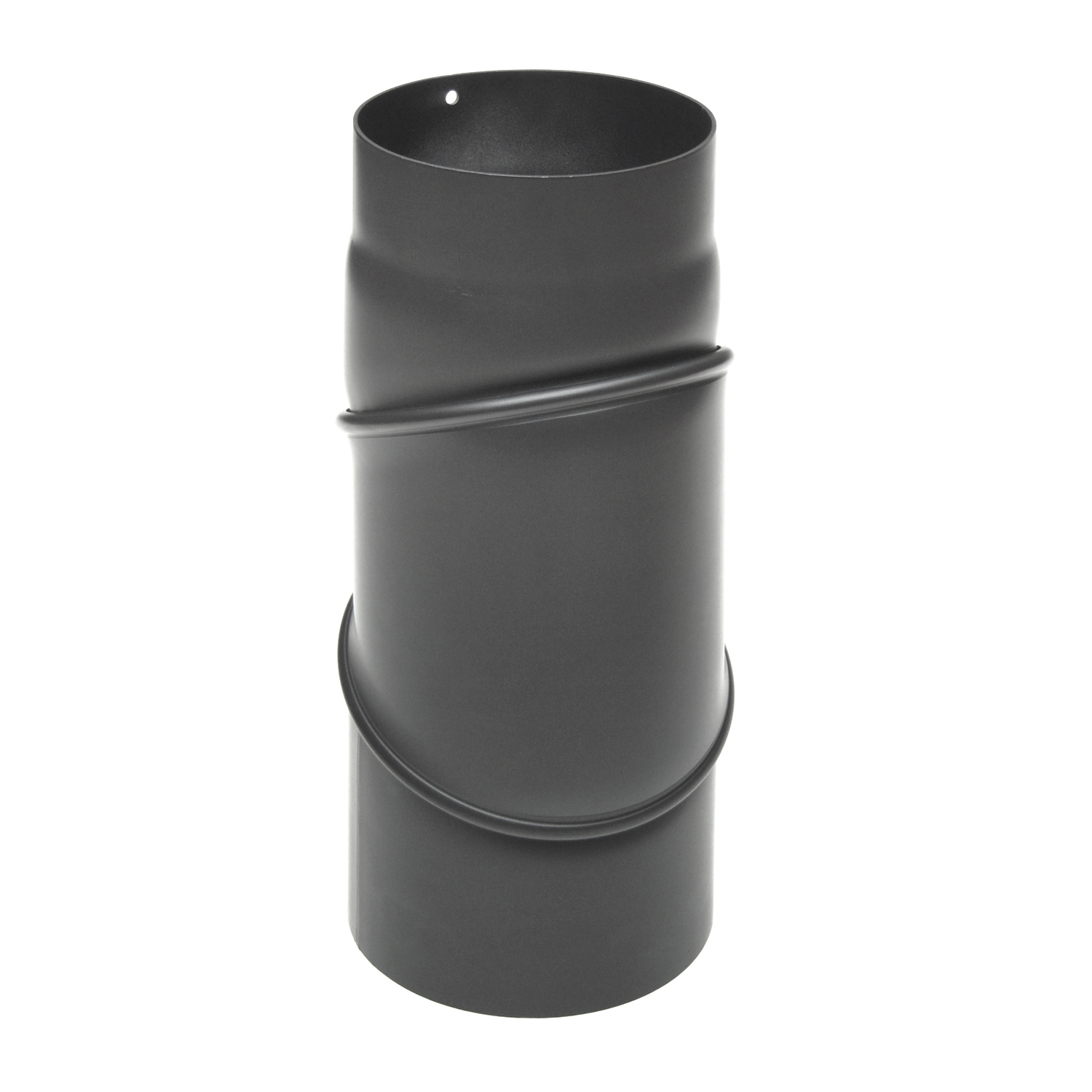 Raik Basic coude de tuyau de fumée 130mm gris fonte 0–90° sans porte pour tuyau de fumée / conduit de fumée