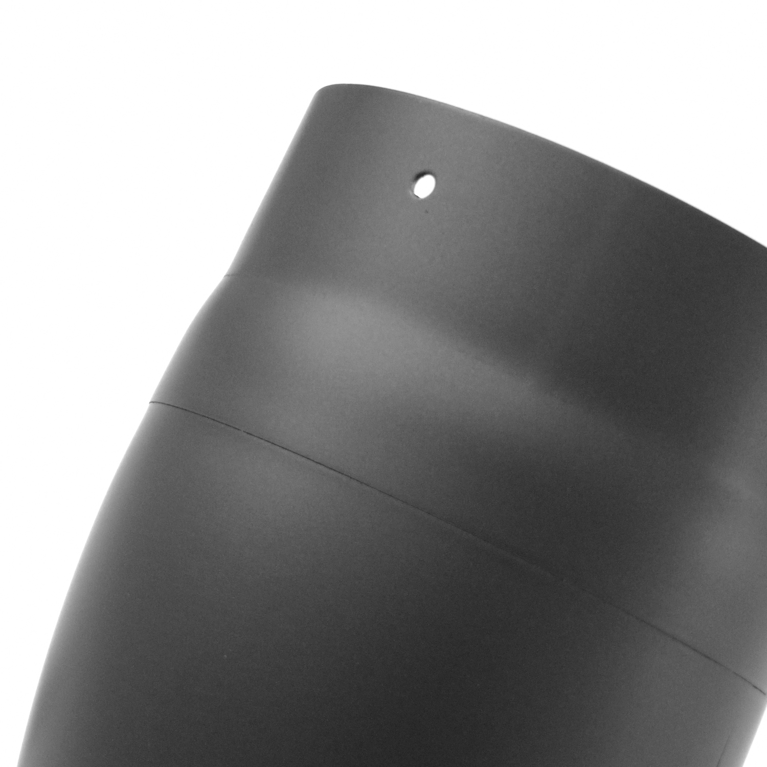 Raik Basic coude de tuyau de fumée 150mm gris fonte 45° tiré avec porte pour tuyau de fumée / conduit de fumée