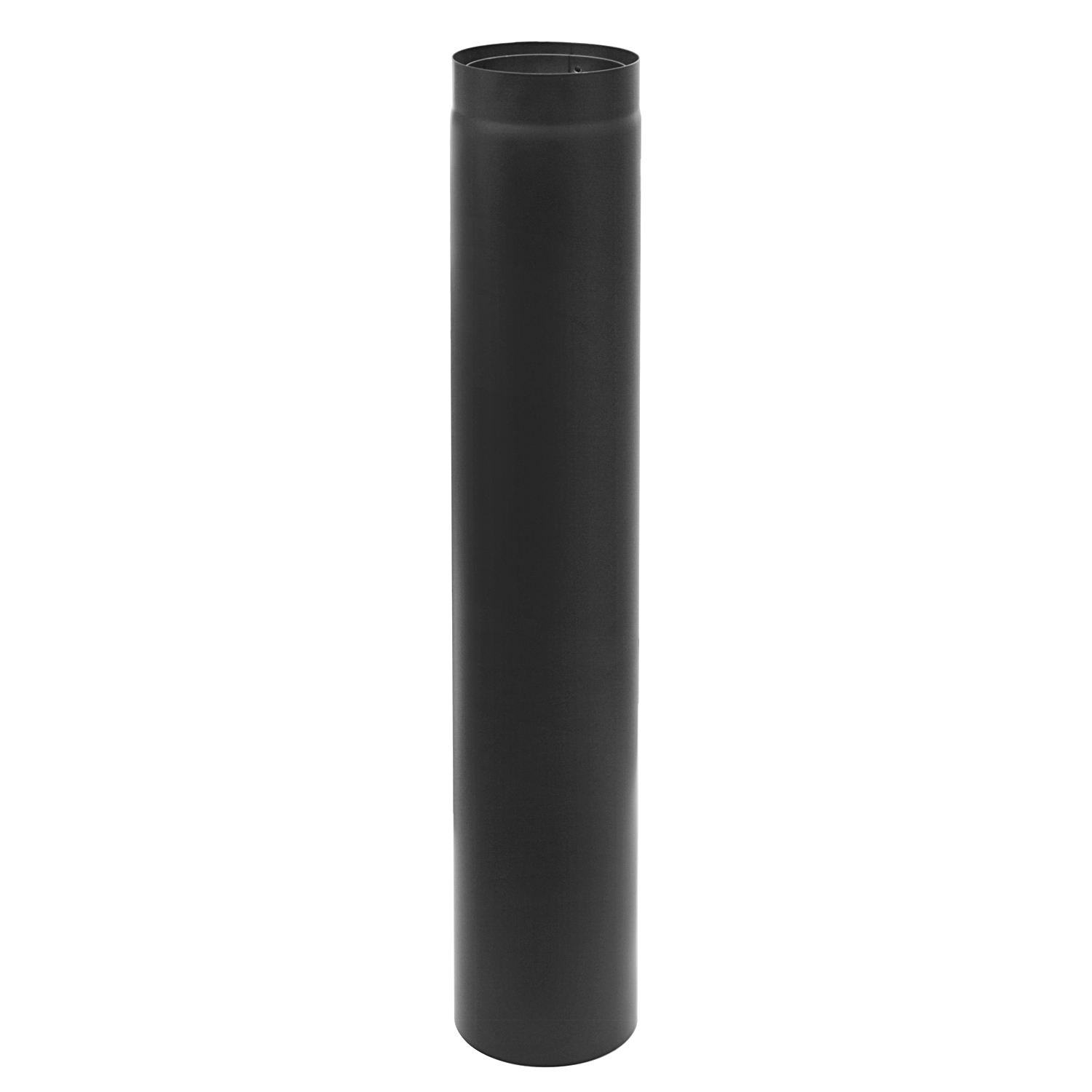Raik Izoker élément de longueur 150mm noir double paroi L: 1000mm pour tuyau de fumée / conduit de fumée