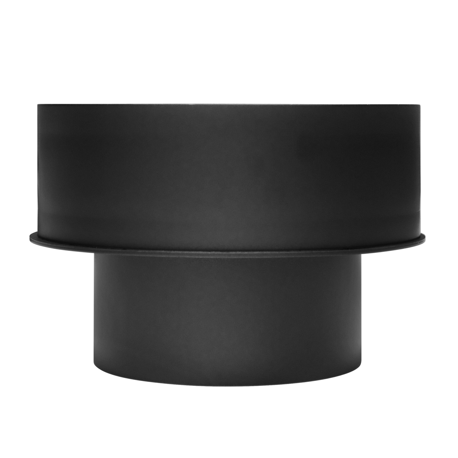 Raik Basic extension 130mm – 180mm noir droit pour tuyau de fumée / conduit de fumée