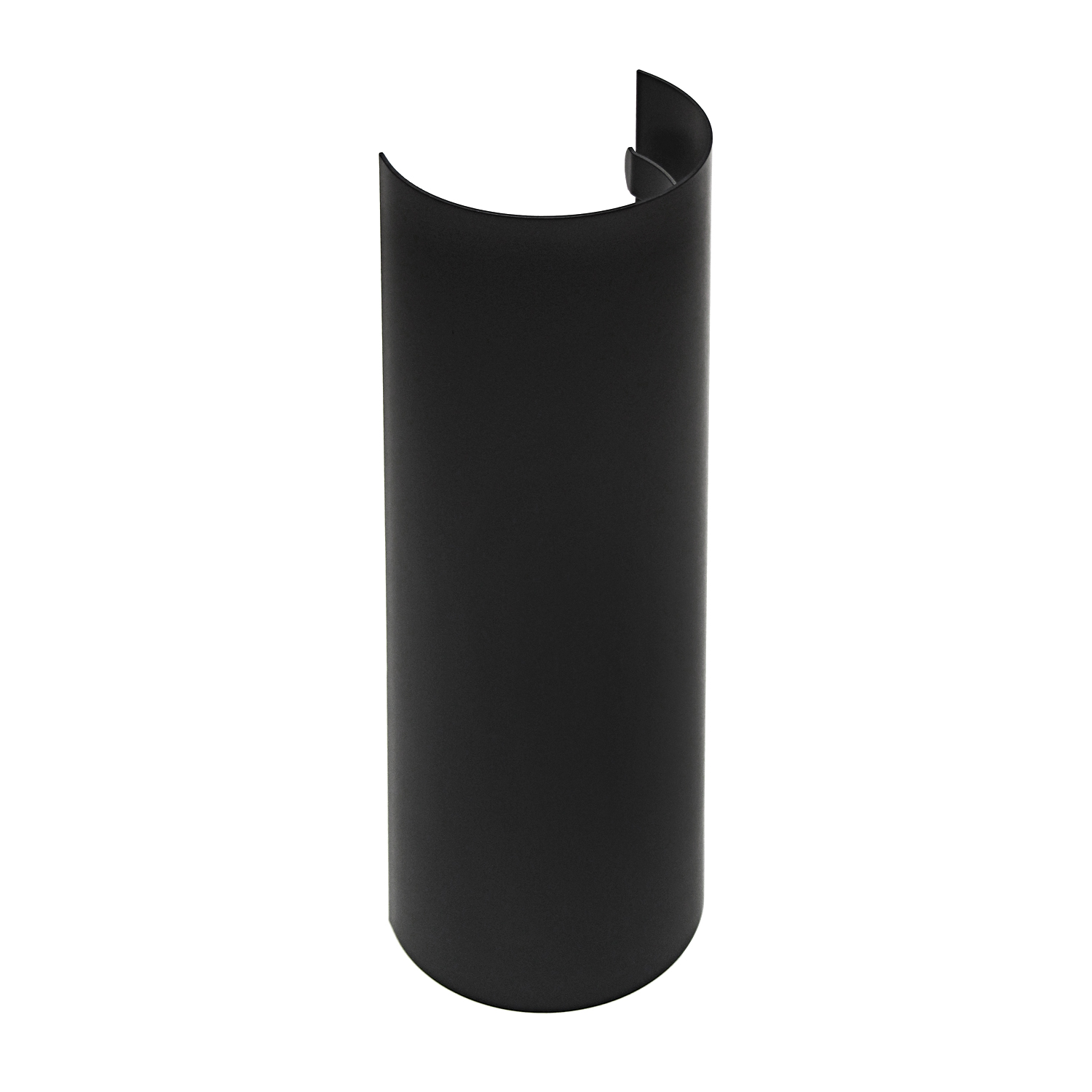 Raik Basic Thermoschild 150mm schwarz L: 460mm für Rauchrohr / Ofenrohr