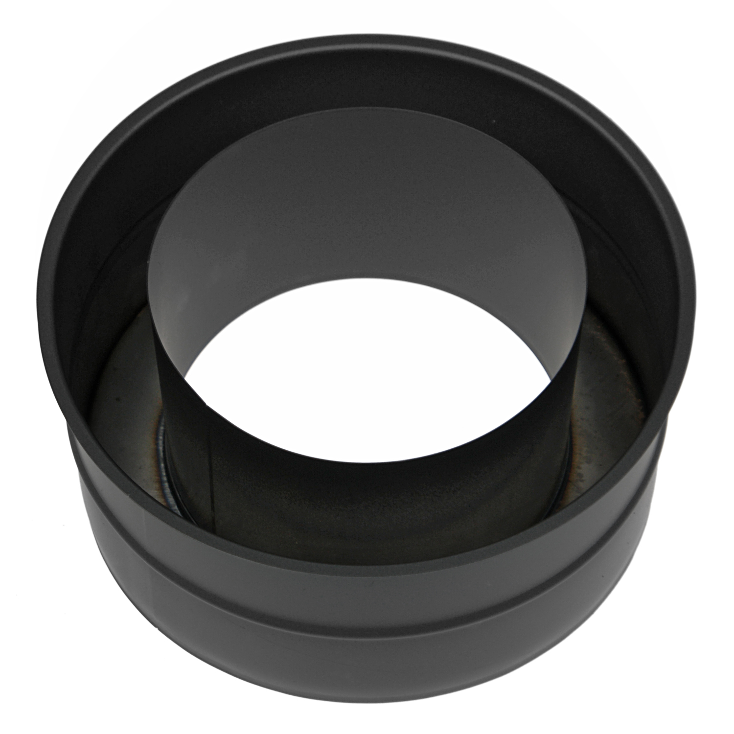Raik Coltherm fourreau mural double paroi 150mm noir double paroi pour tuyau de fumée / conduit de fumée