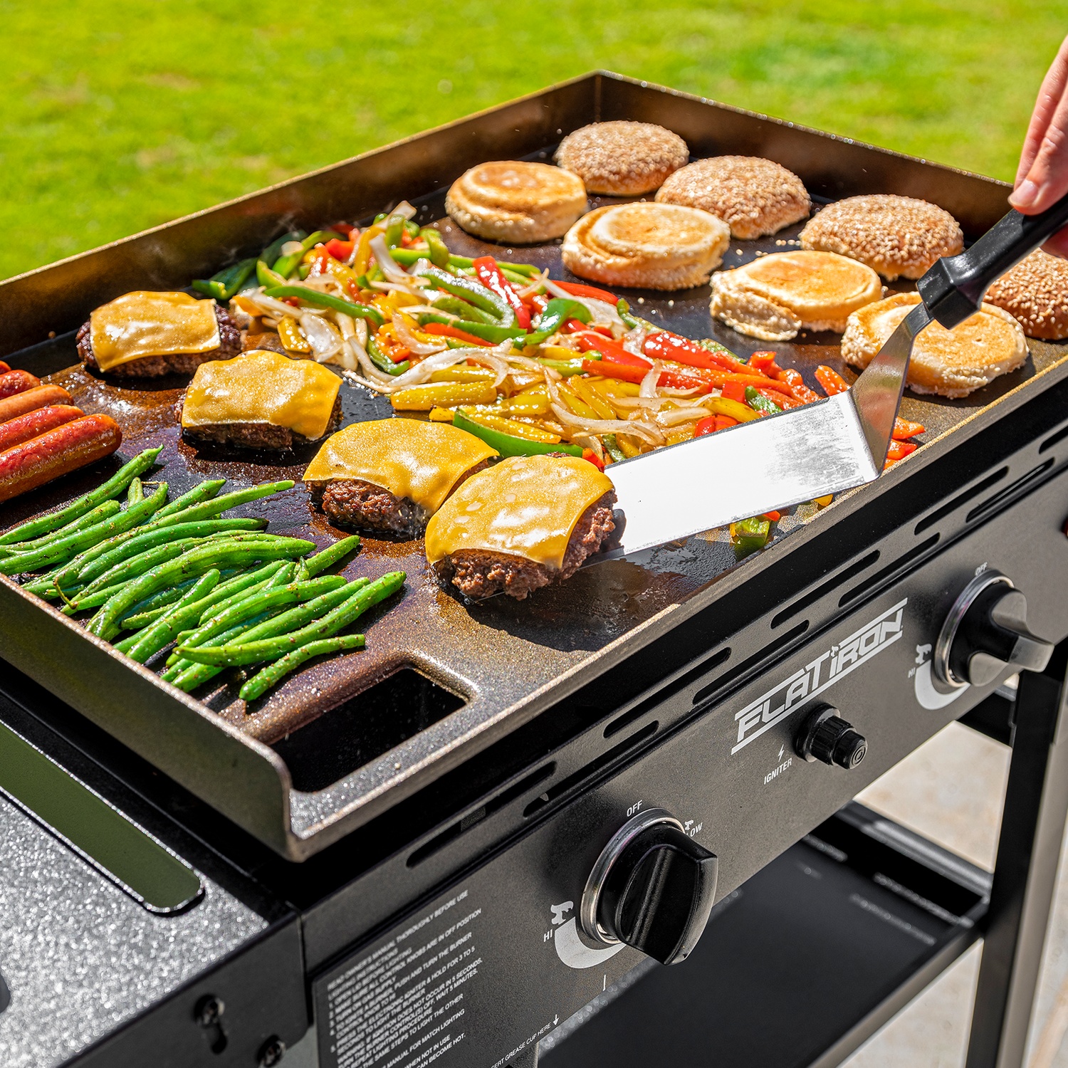 Char-Griller Flat Iron™ Plancha-Starter-Set