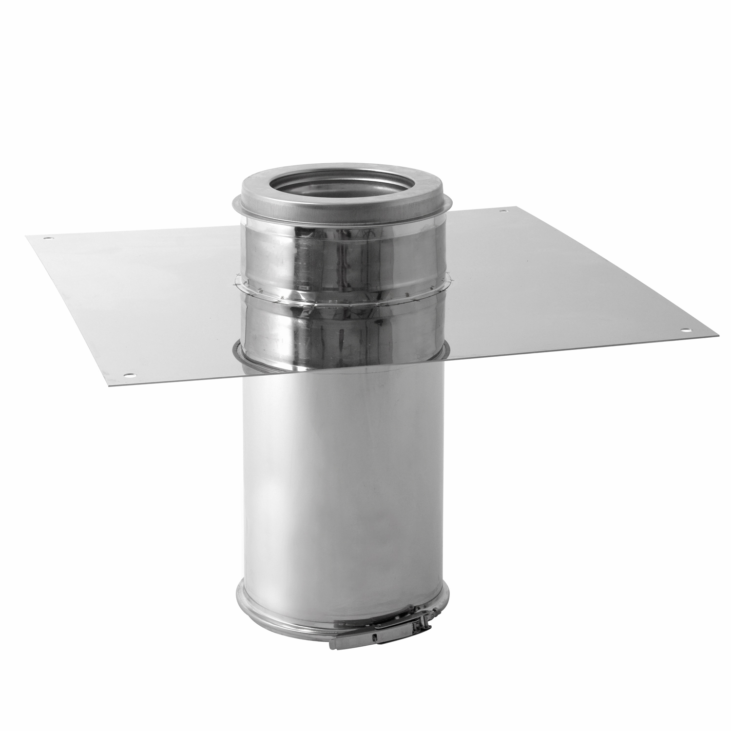 Opsinox conduit de cheminée en acier inoxydable 130 mm passage de plafond VDO