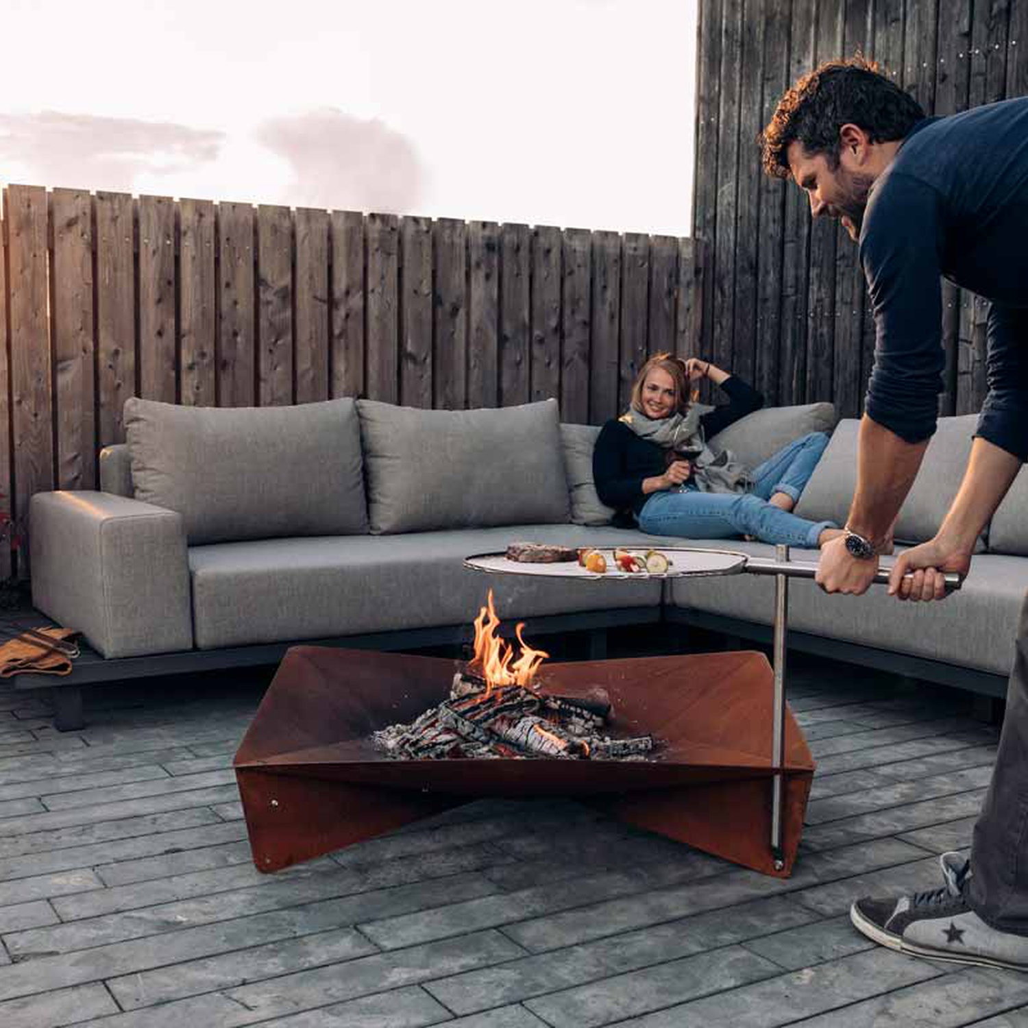 höfats TRIPLE Grillrost 55
