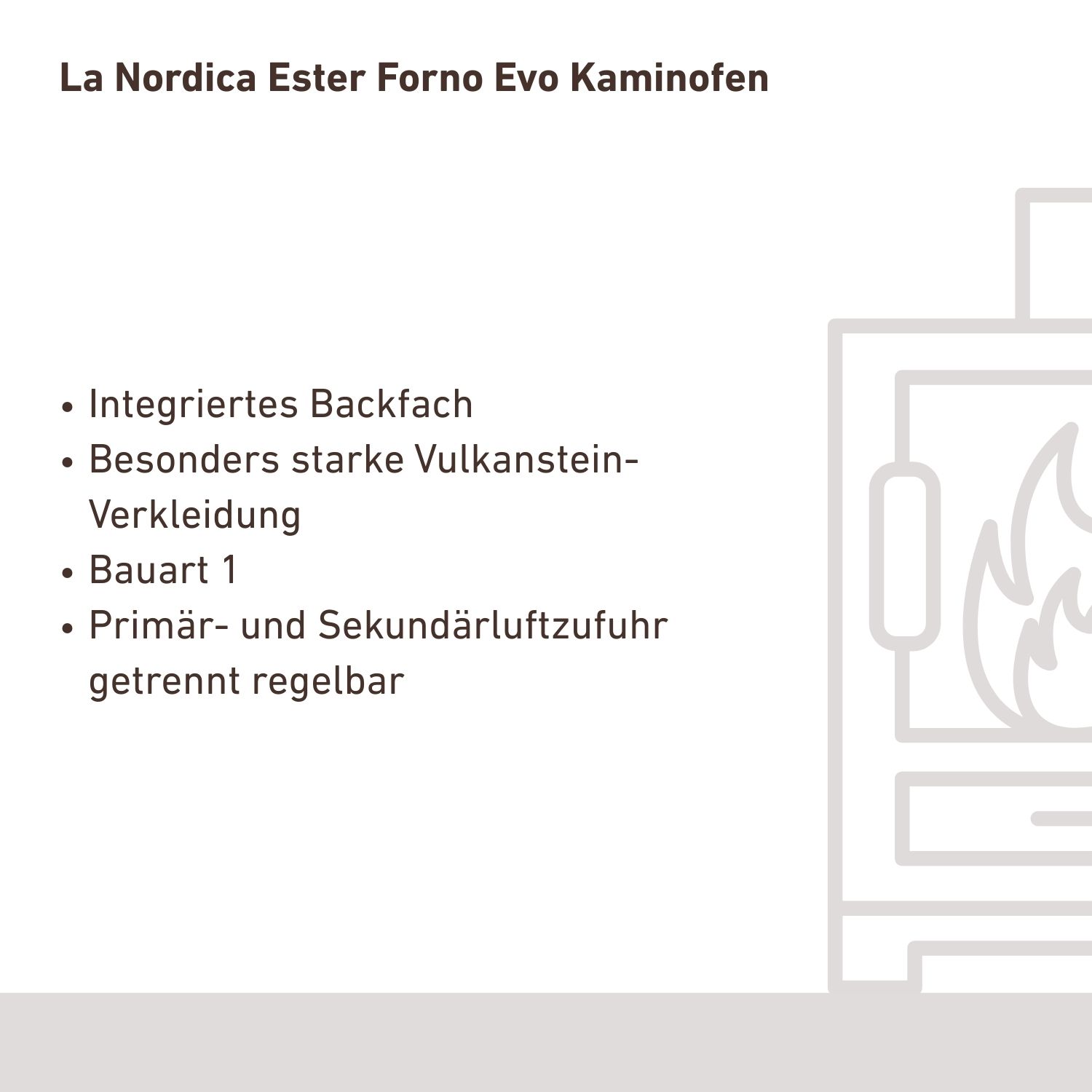 La Nordica Ester Forno Evo Kaminofen Vulcan