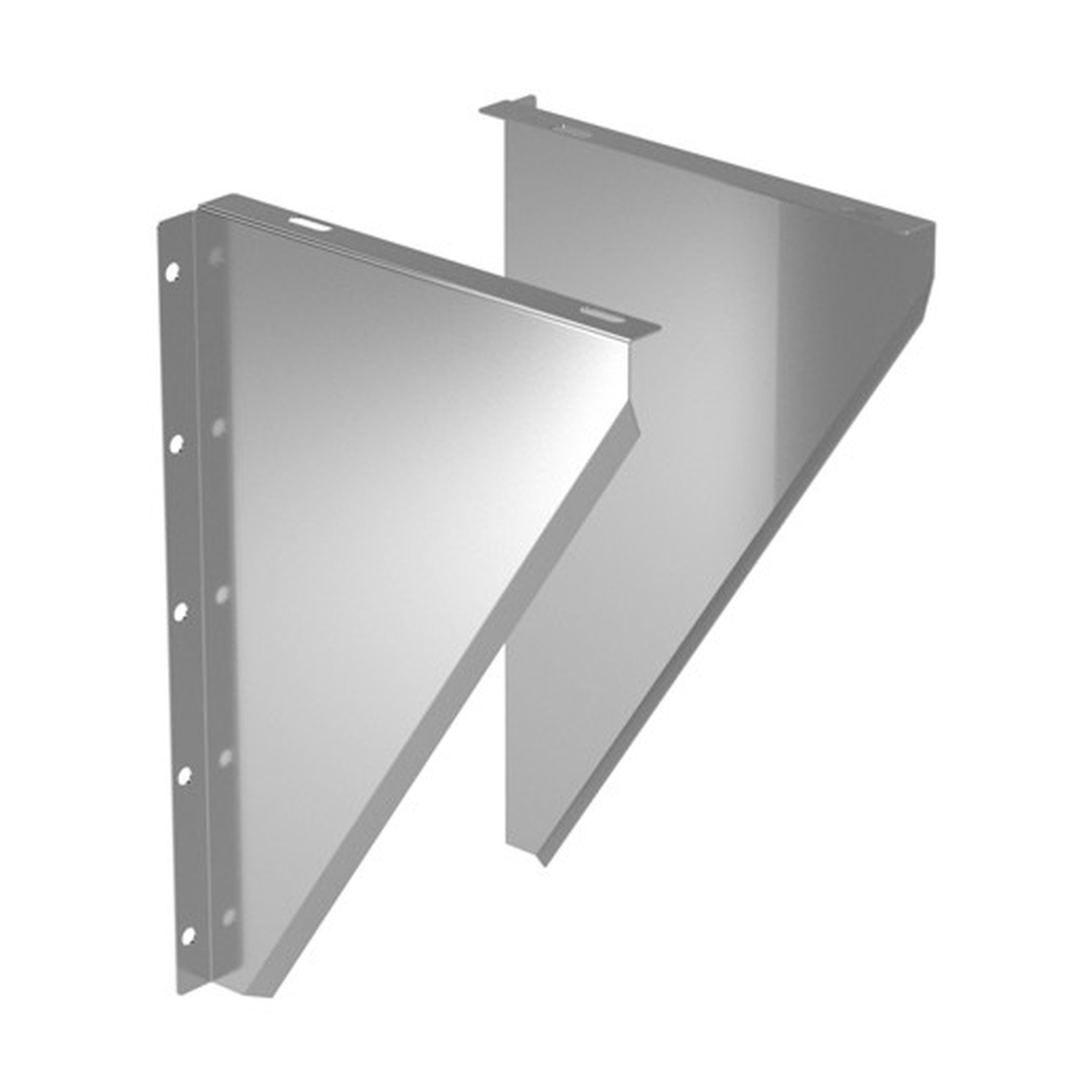 Schiedel Konsolbleche für Wandmontage Ø150 mm glänzend