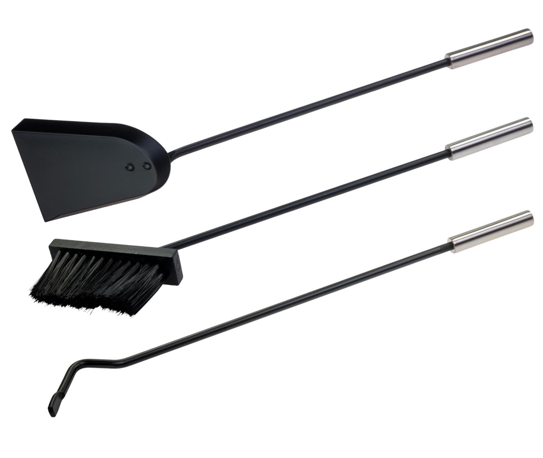 Raik Kaminbesteck Ludwig Set 4-teilig Schwarz
