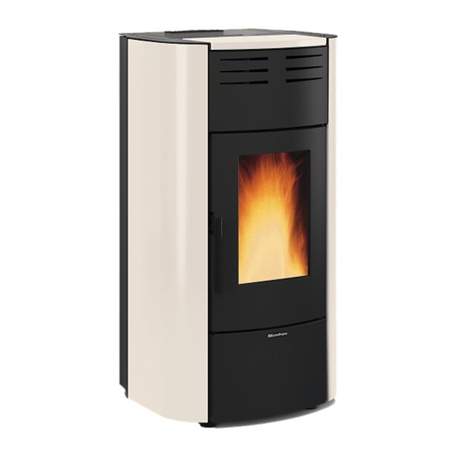 Extraflame Raffaella Idro H18 5.0.16 Wasserführender Pelletofen Stahl AVOR elfenbein - Laddotank Eco Combi 2 Hygienespeicher 800L 1x WT - Heizungsausdehnungsgefäß 100 L