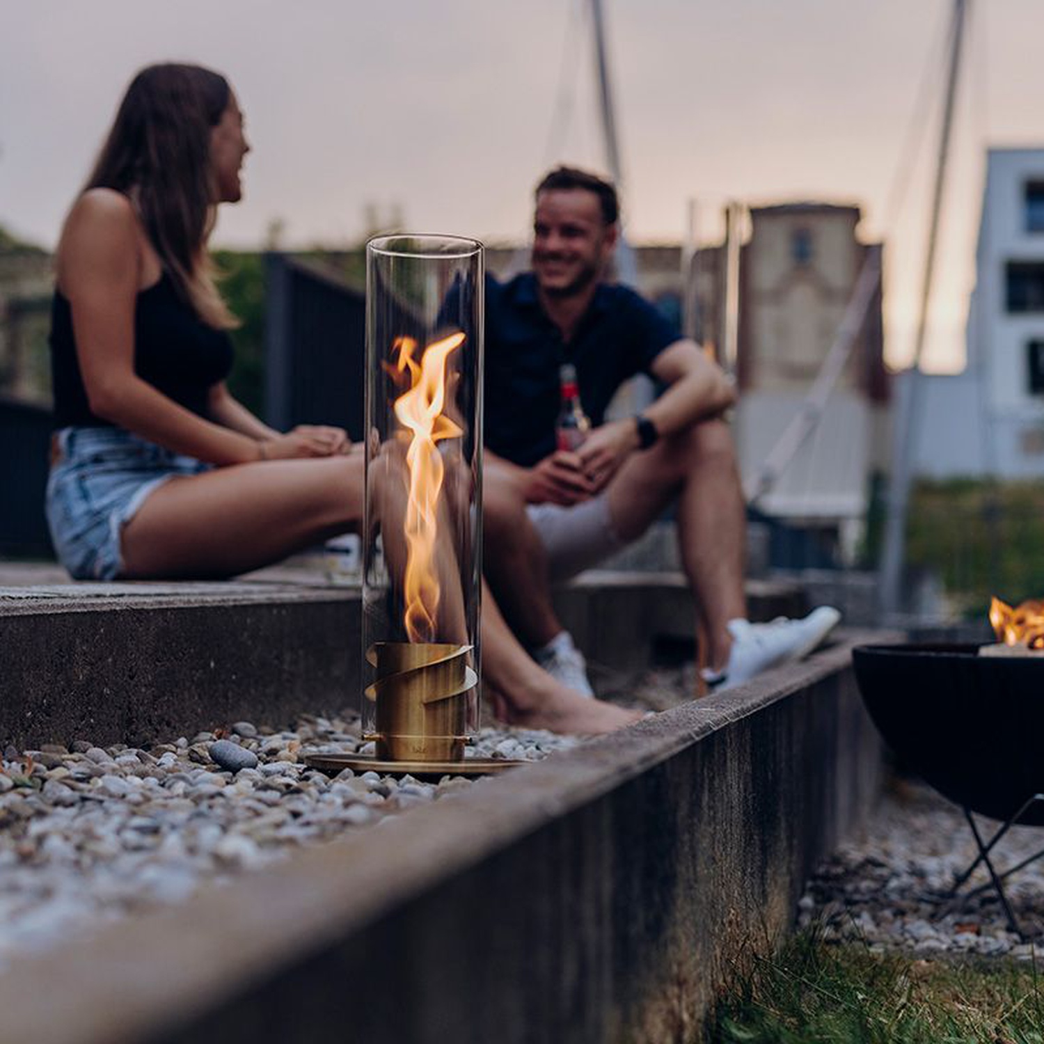 höfats SPIN 1200 Tischfeuer gold