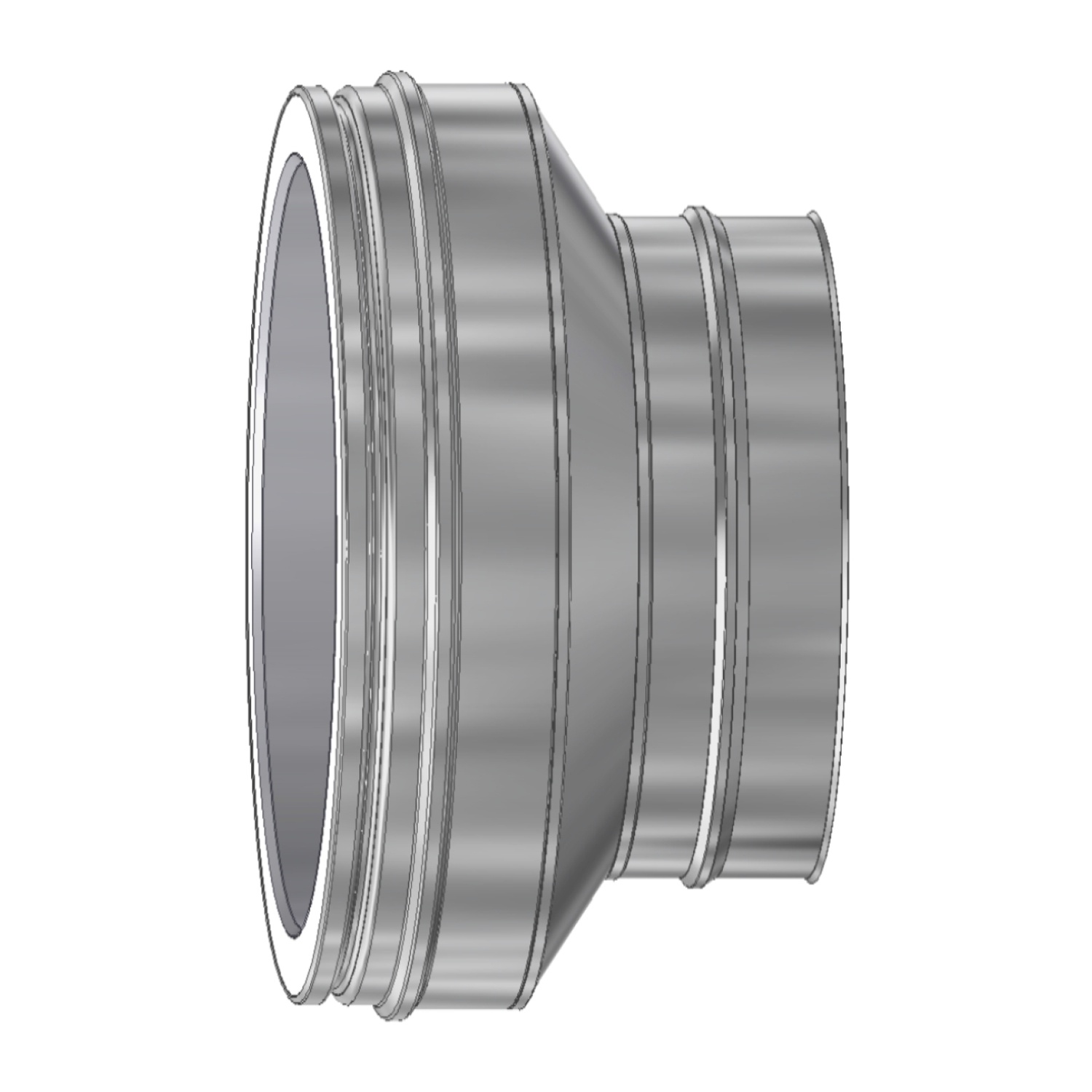 Schiedel extension ICS double paroi 150mm - 180mm brillant