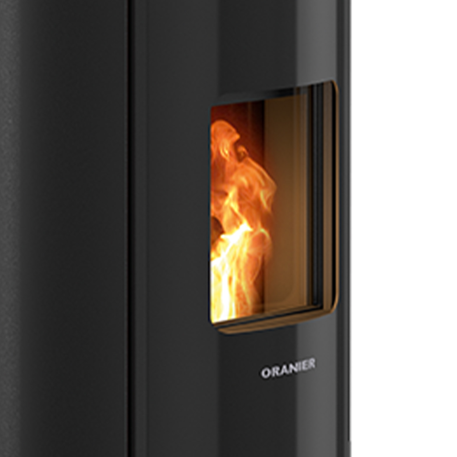 Oranier Sando 60 Pelletofen Stahl Schwarz