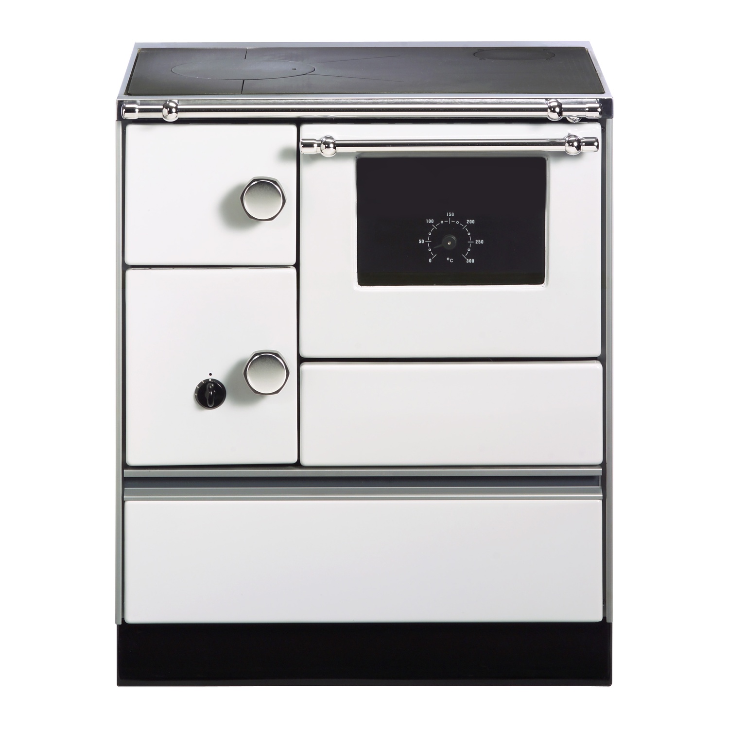 Westminster cuisinière à bois K 76-70 blanc raccordement tuyaux droit