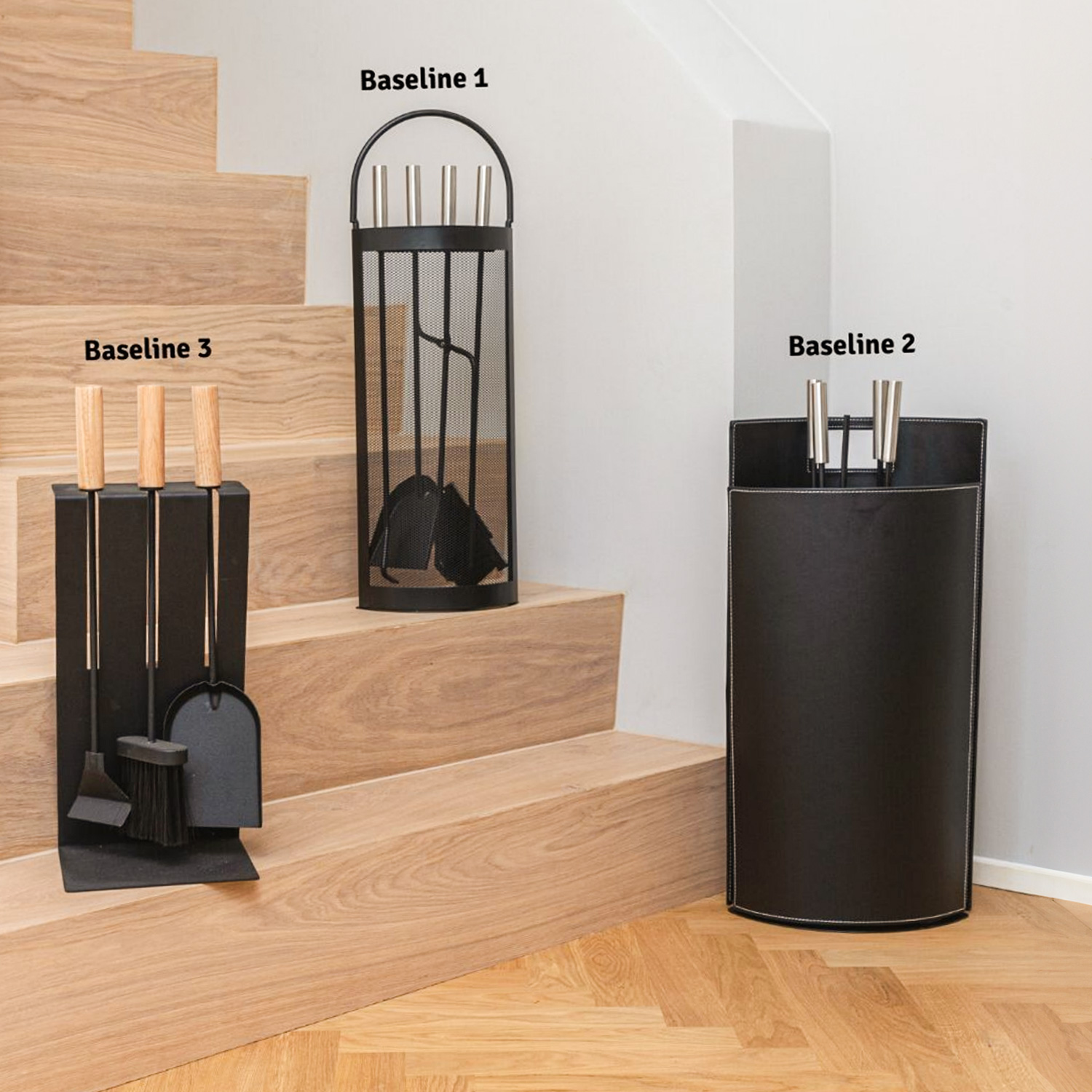 Aduro Baseline 1 Kaminbesteck Stahl Schwarz