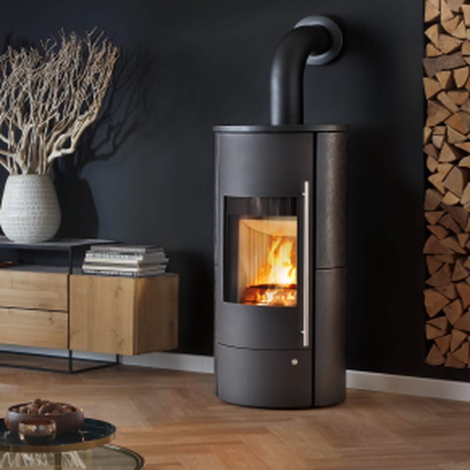 Olsberg Lombok PowerSystem Kaminofen 6 kW Keramik hämatit