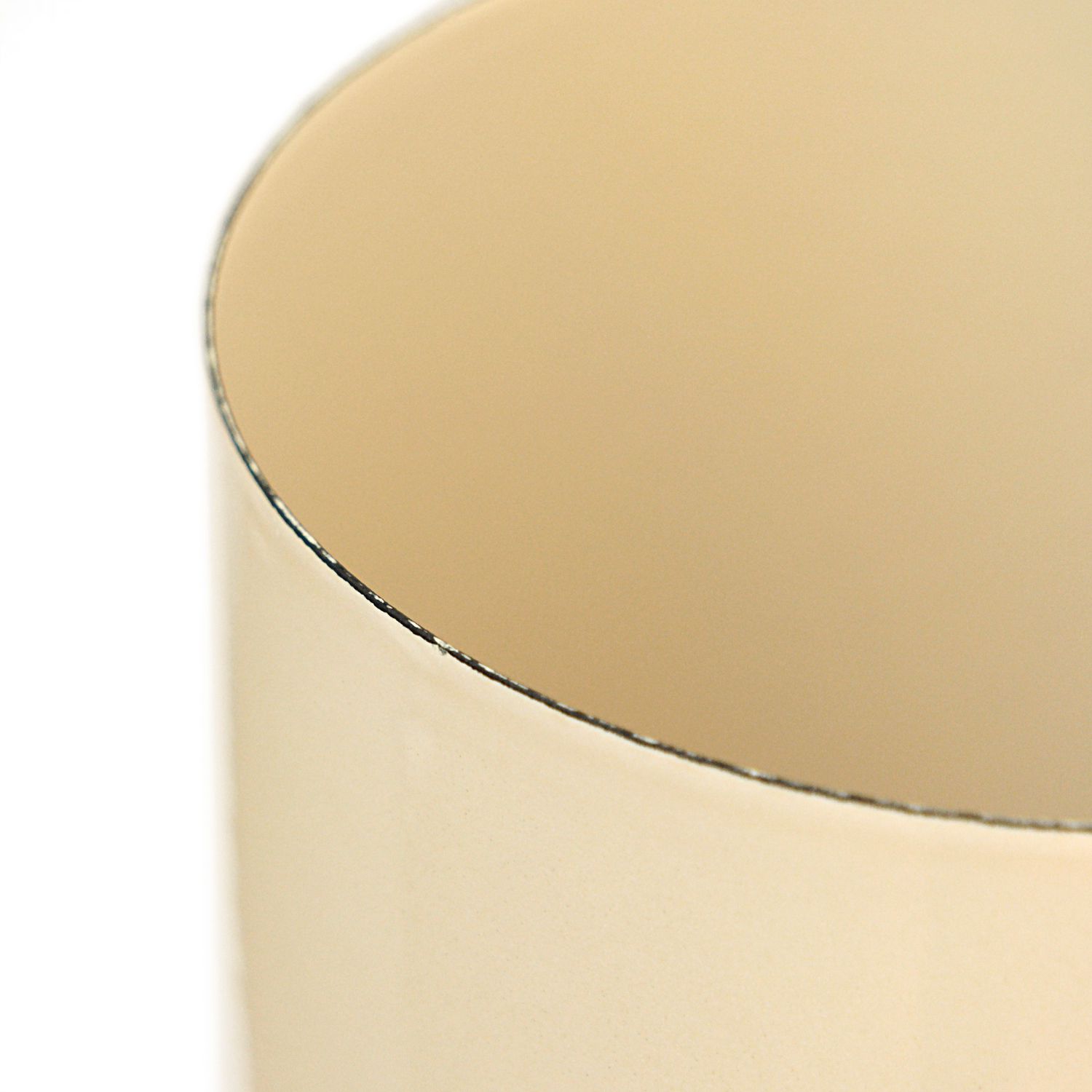 Tuyau de poêle / Tuyau de cheminée émaillé 130mm - 1000mm ivoire