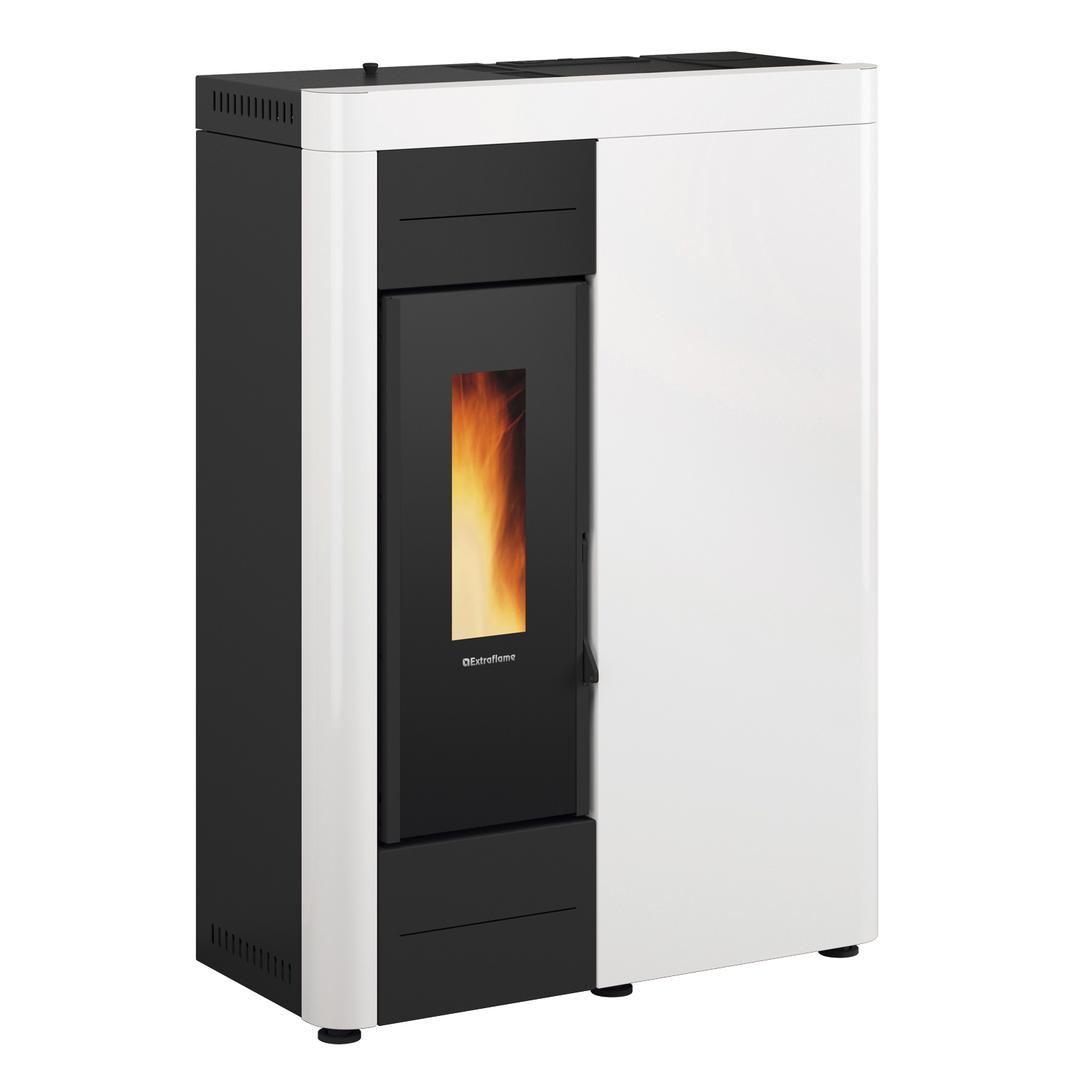 Extraflame Virna Idro Bianco Set + Kombispeicher Hygienespeicher SHS 550 + SWT