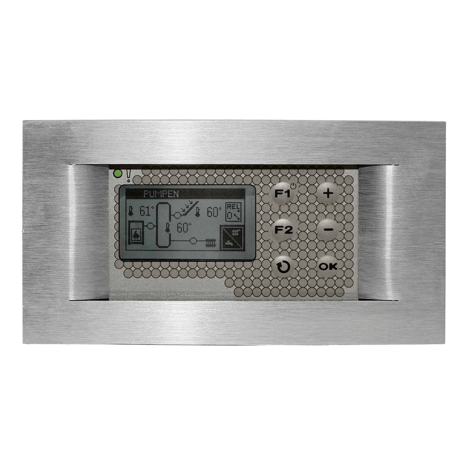 Aquaflam 17 Automatic Wasserführender Kaminofen Grey