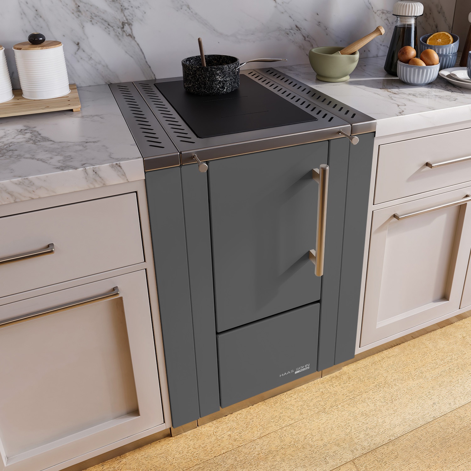 Haas+Sohn barre d'espacement HS 40 gauche, anthracite