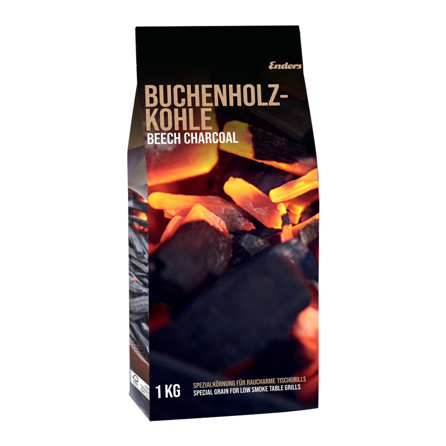 Enders Aurora Holzkohle Buche 1kg