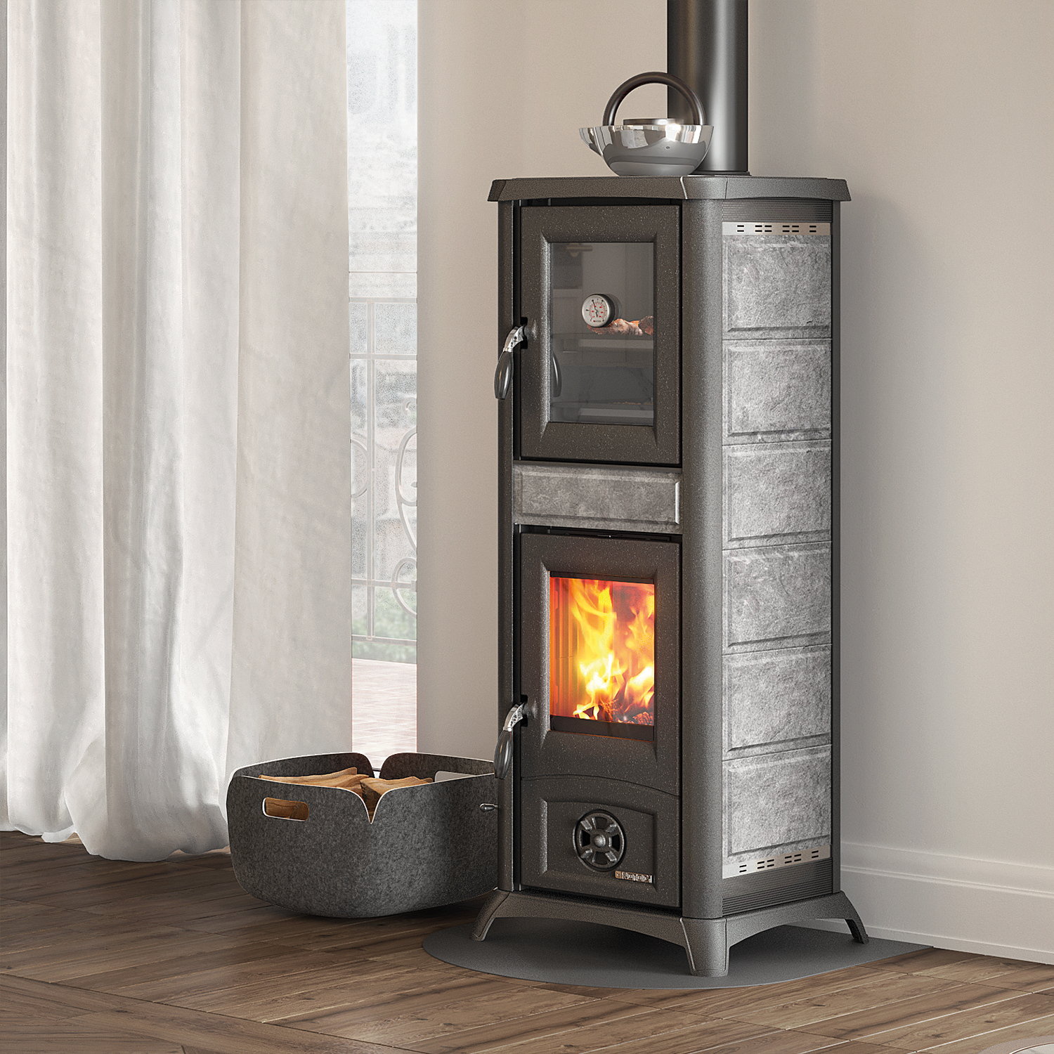 La Nordica Gemma Forno 165 Kaminofen Naturstein