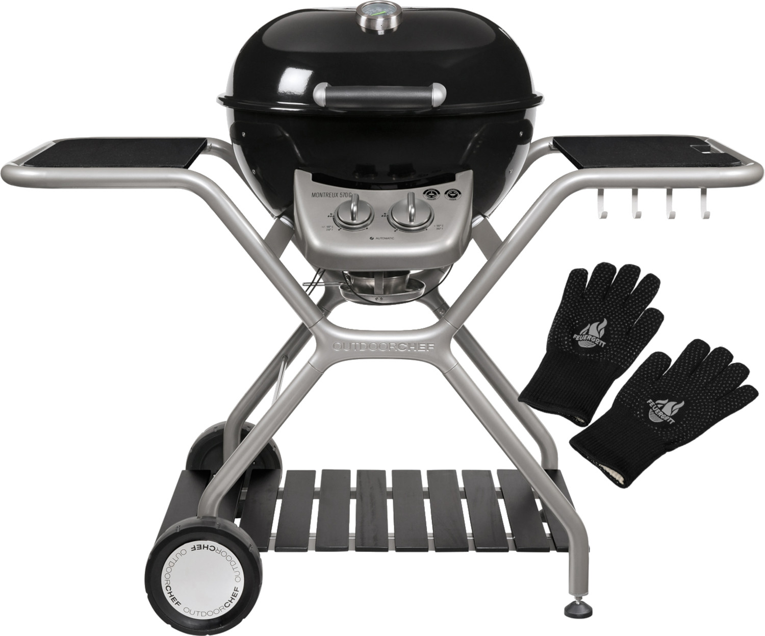 Outdoorchef Montreux 570 G mit Feuergott Grillhandschuh
