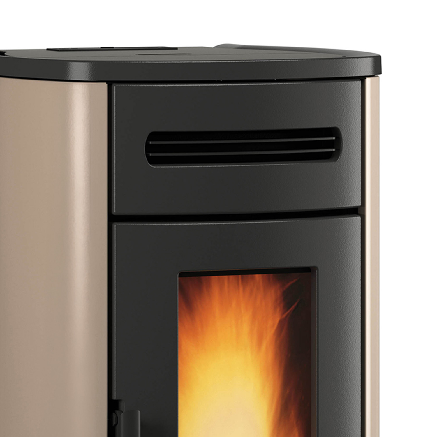 Extraflame GUENDA IDRO 5.0 - Taupe Matt wassergeführter Pelletofen EVOLUTION LINE