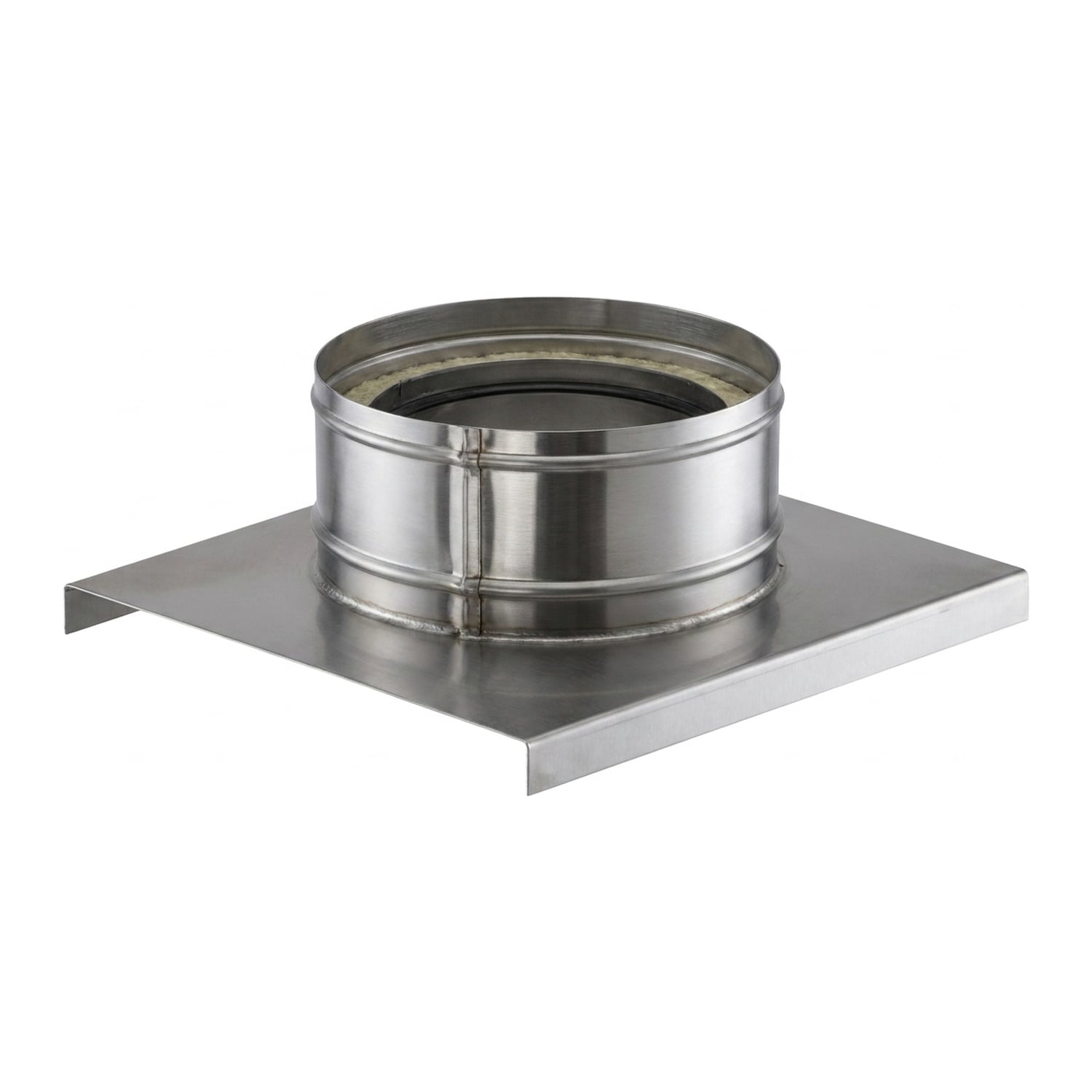 Schiedel Plaque de base avec écoulement en bas pour ICS Ø 180 mm