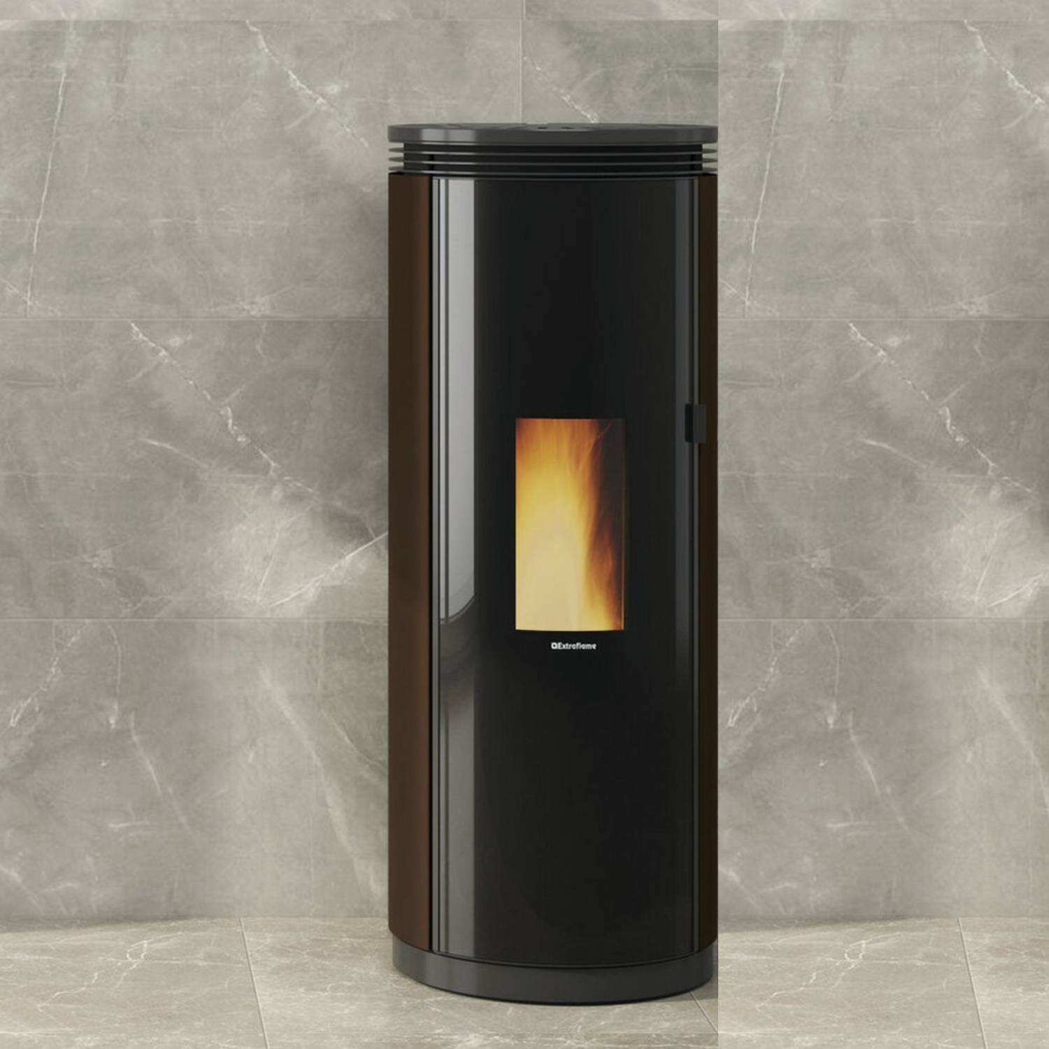 Extraflame PAMELA STEEL - Bronze poêle à granulés EVOLUTION LINE