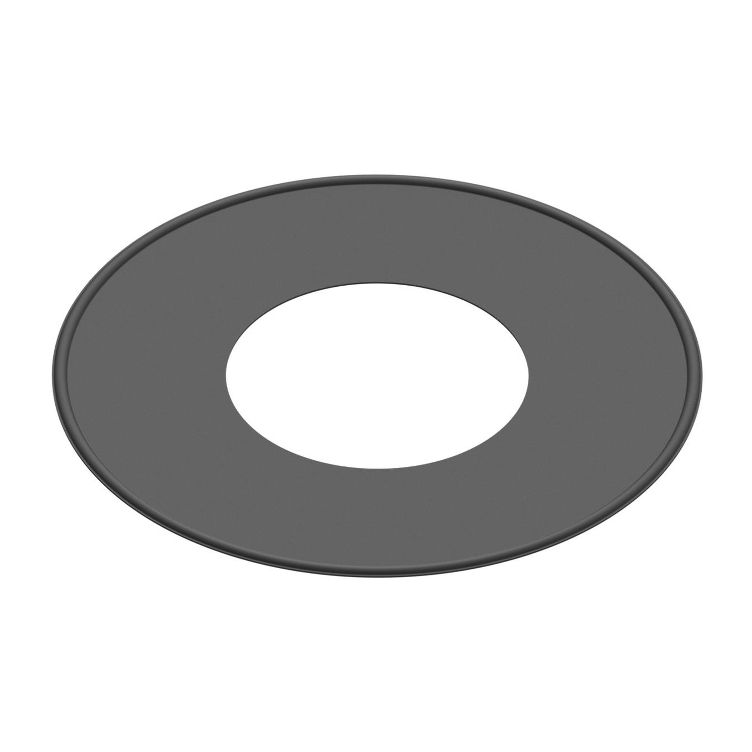 Raik Lifestyle Rosette 150mm grau mit Dichtung für Rauchrohr / Ofenrohr