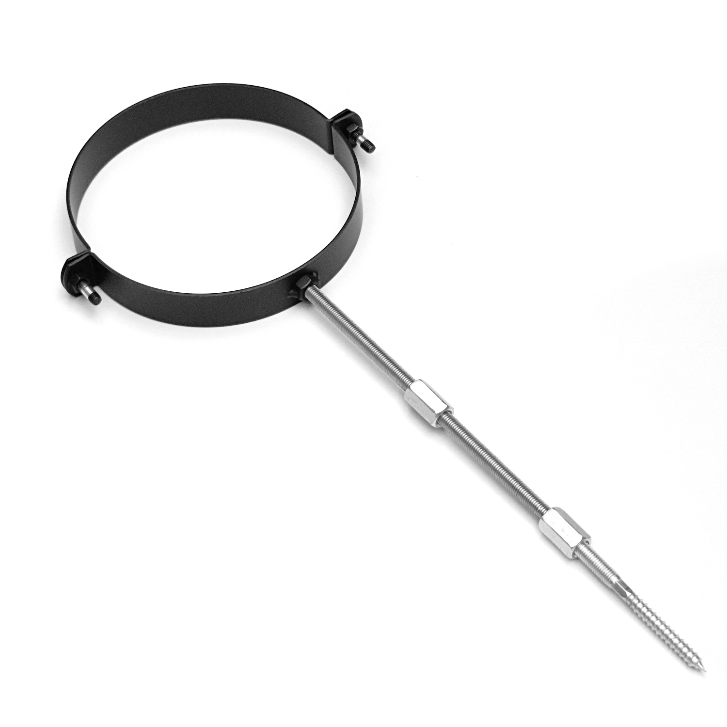 Raik Basic collier de serrage 120mm noir pour tuyau de fumée / conduit de fumée