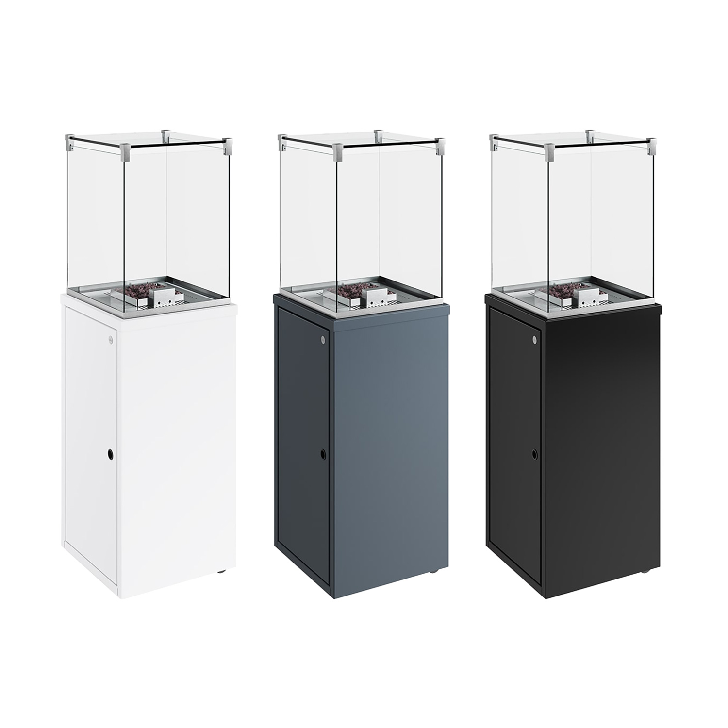 Spartherm Fuora Q Outdoor-Kamin Weiß