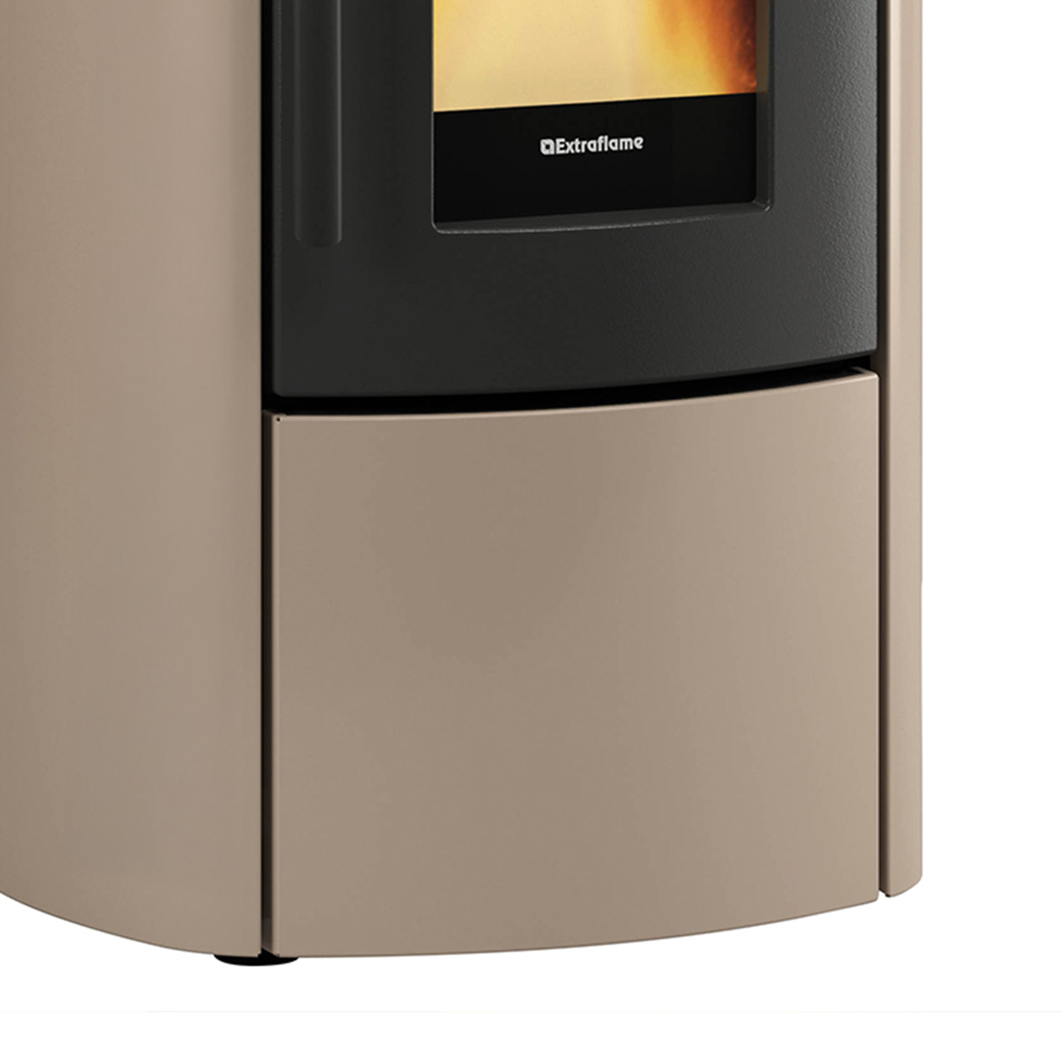 Extraflame GUENDA IDRO 5.0 - Taupe Matt wassergeführter Pelletofen EVOLUTION LINE