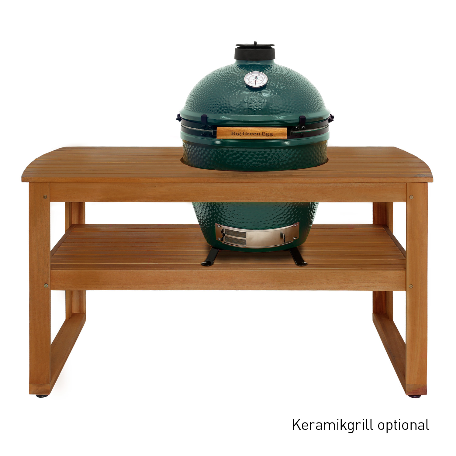 Big Green Egg Tisch aus Eukalyptusholz für XLarge