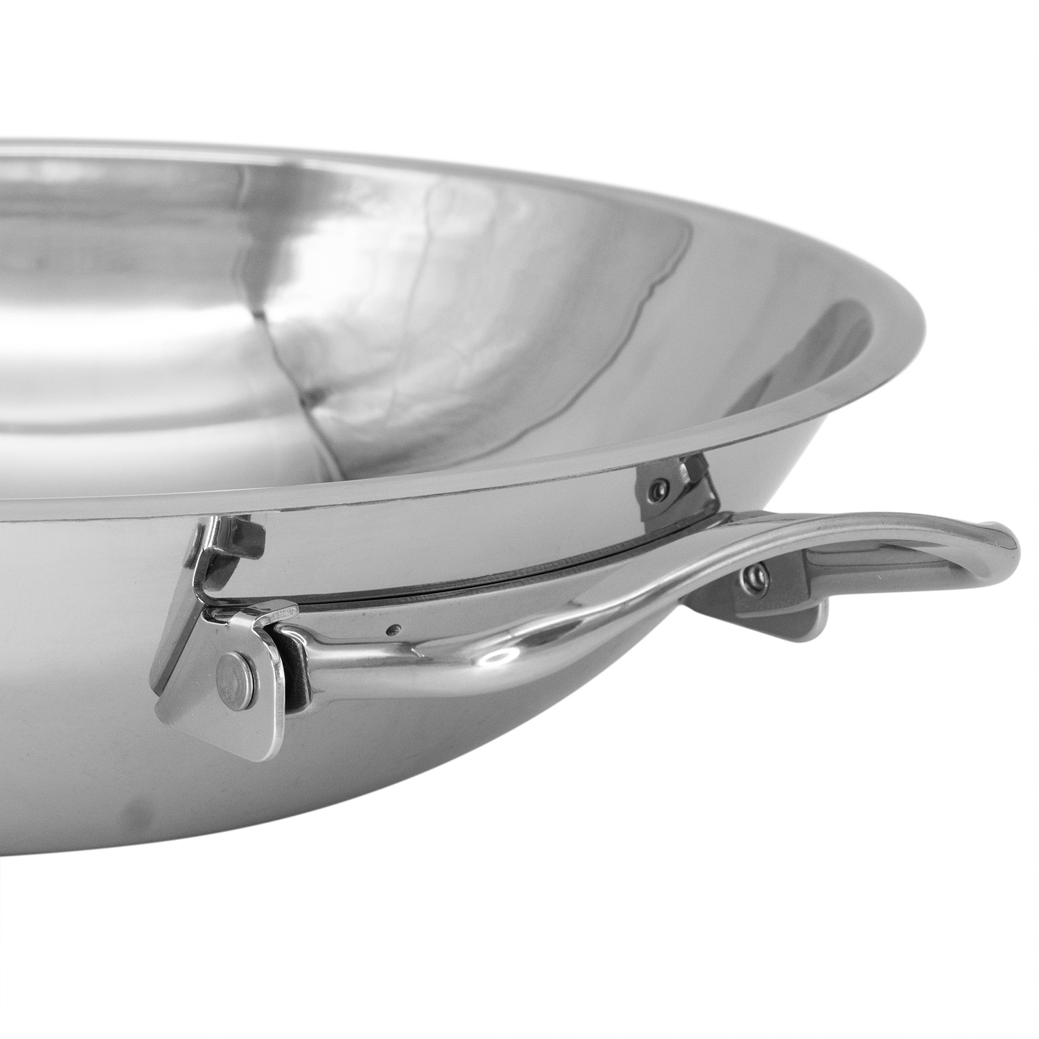 Feuergott Wok Edelstahl mit Wokring