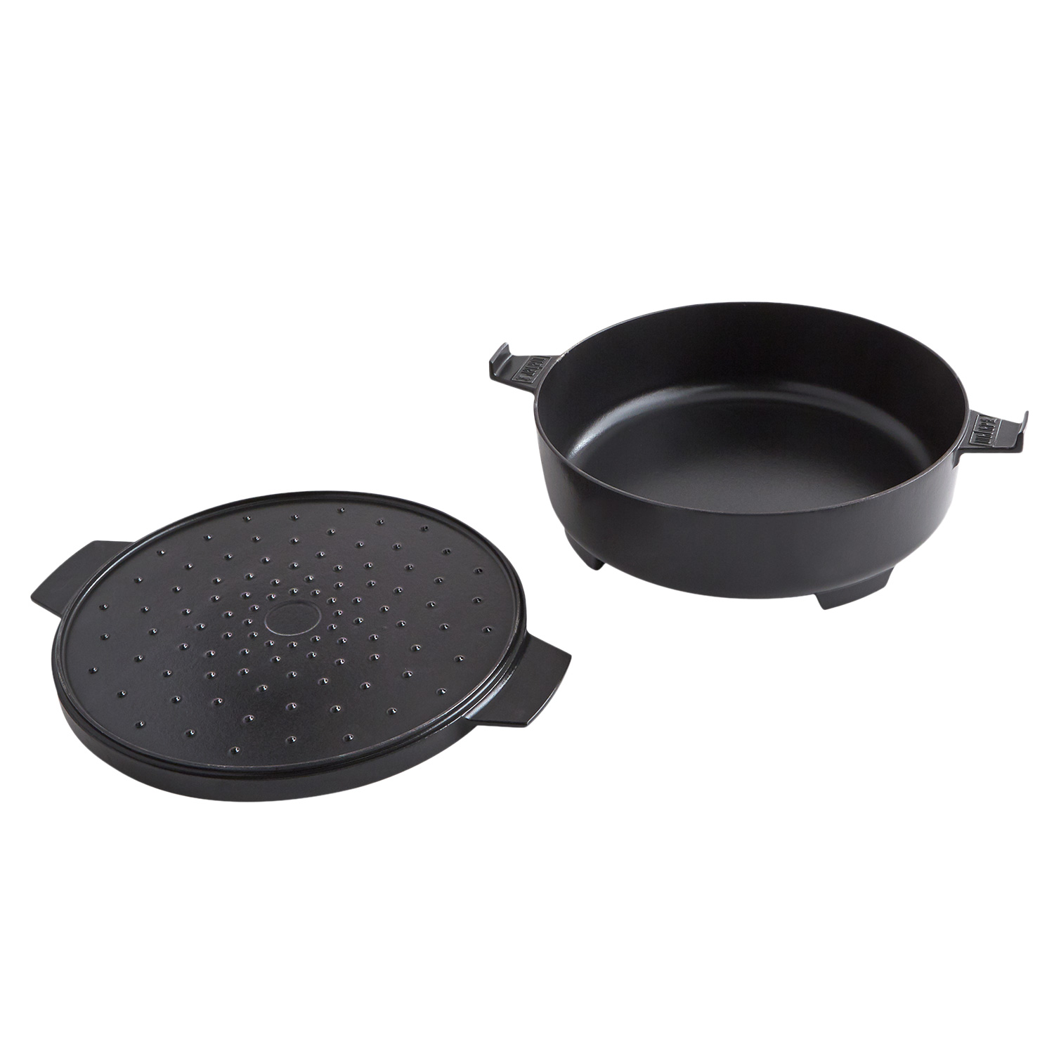 Weber CRAFTED 2-in-1 Dutch Oven 6,8 l mit Pfanne