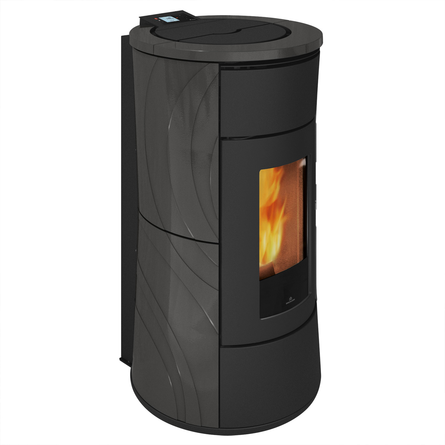 Edilkamin Cherie H 10 Evo poêle à granulés hydro céramique gris foncé