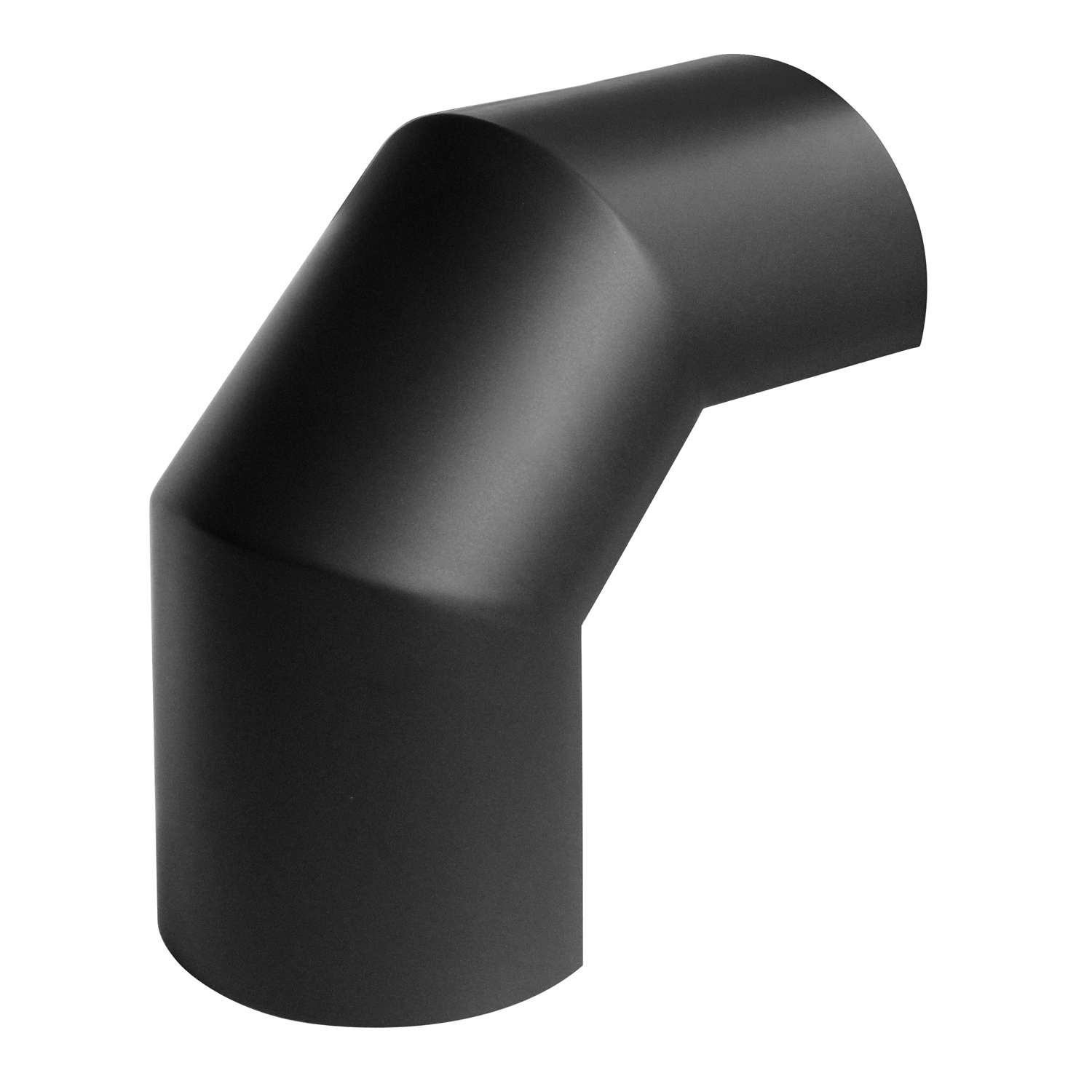 Raik Basic Thermoschild 150mm schwarz für 3teiligen Bogen 90° für Rauchrohr / Ofenrohr