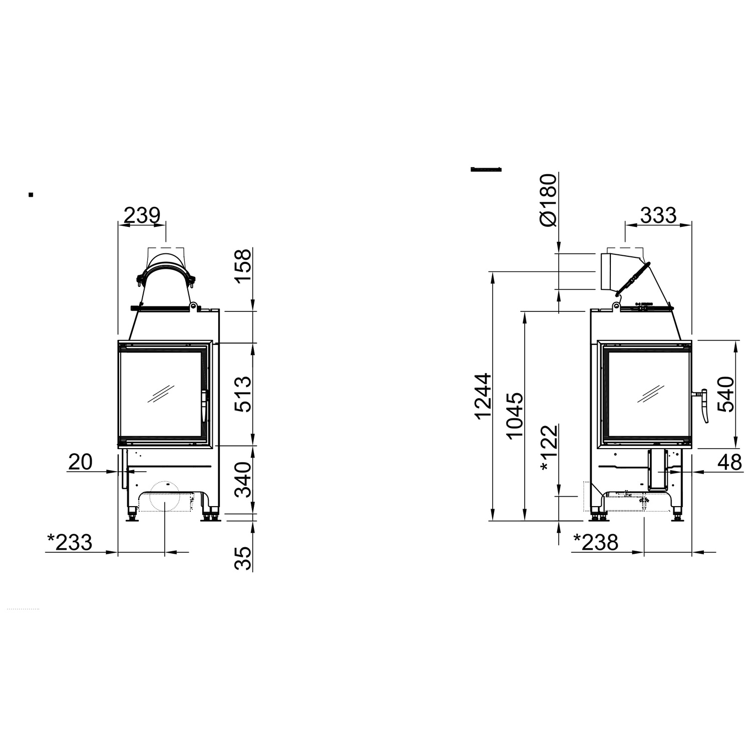 Spartherm Mini 2L Kamineinsatz 180 mm RR