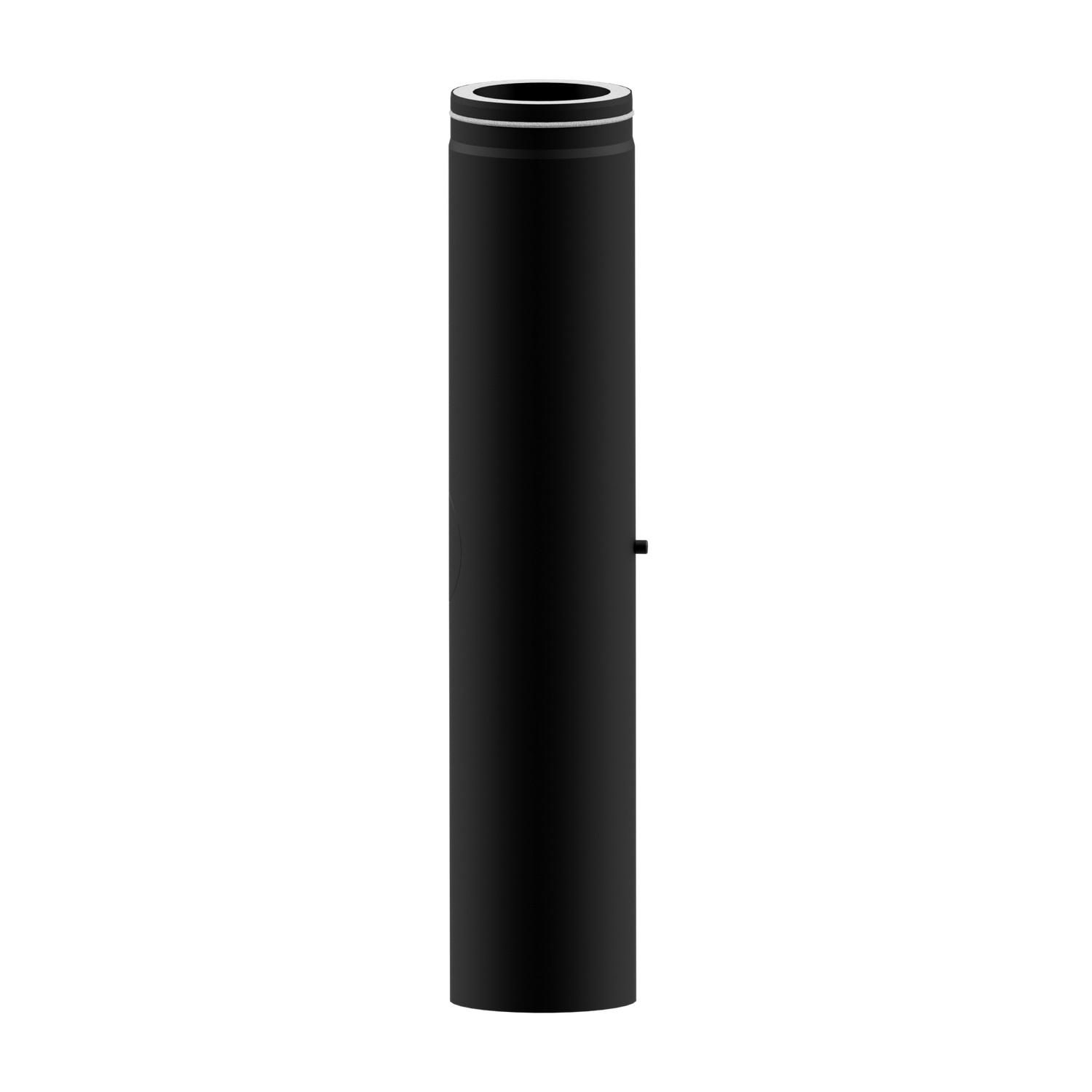 Raik Lifestyle DUO Rauchrohrbogen 180mm schwarz L: 1000mm mit Tür für Rauchrohr / Ofenrohr