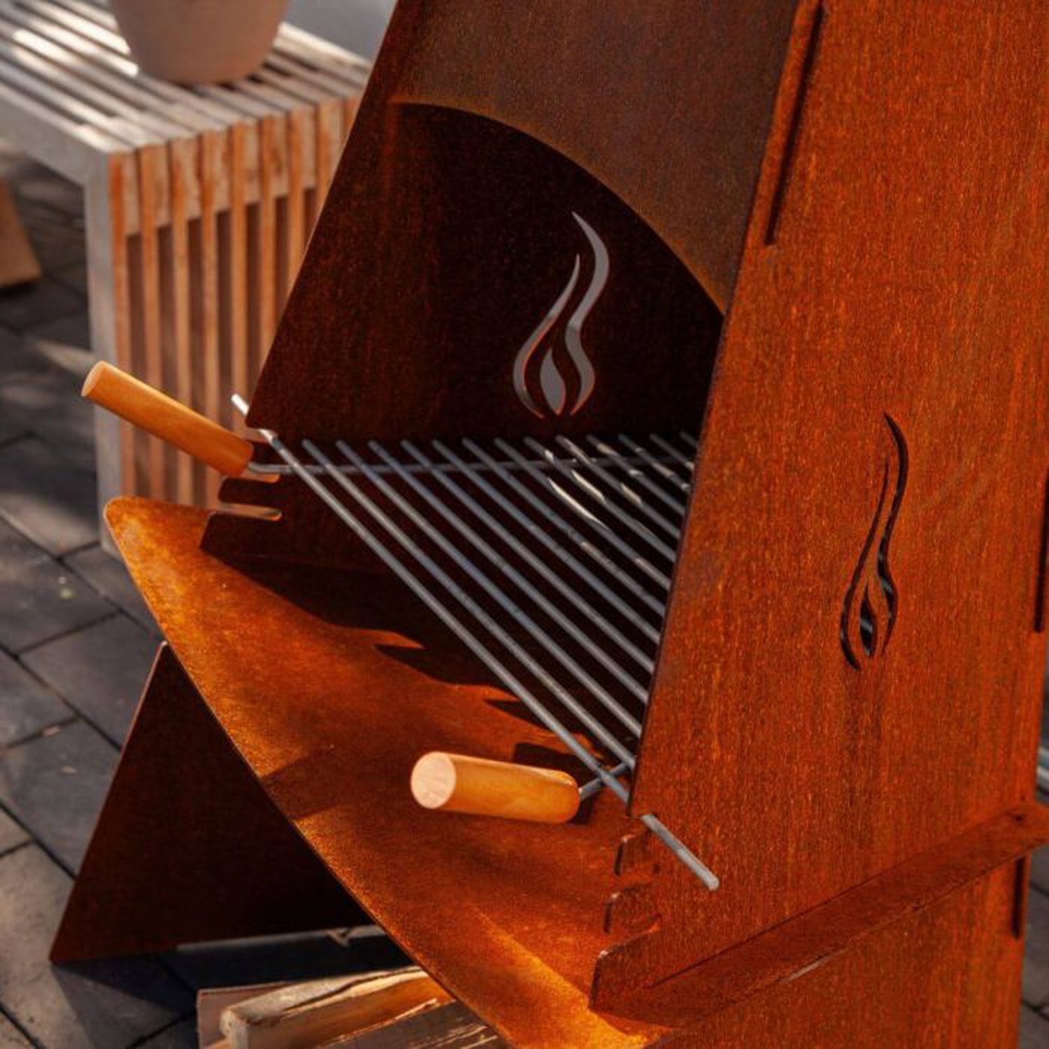 Aduro Grillrost für Gartenkamin