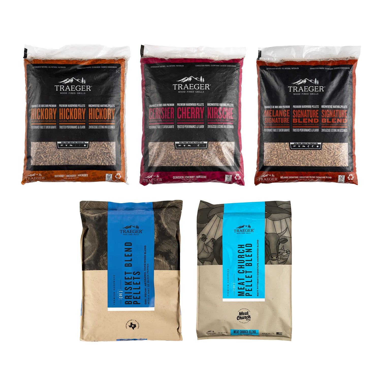 Traeger Hartholzpellets Hickory 9 kg
