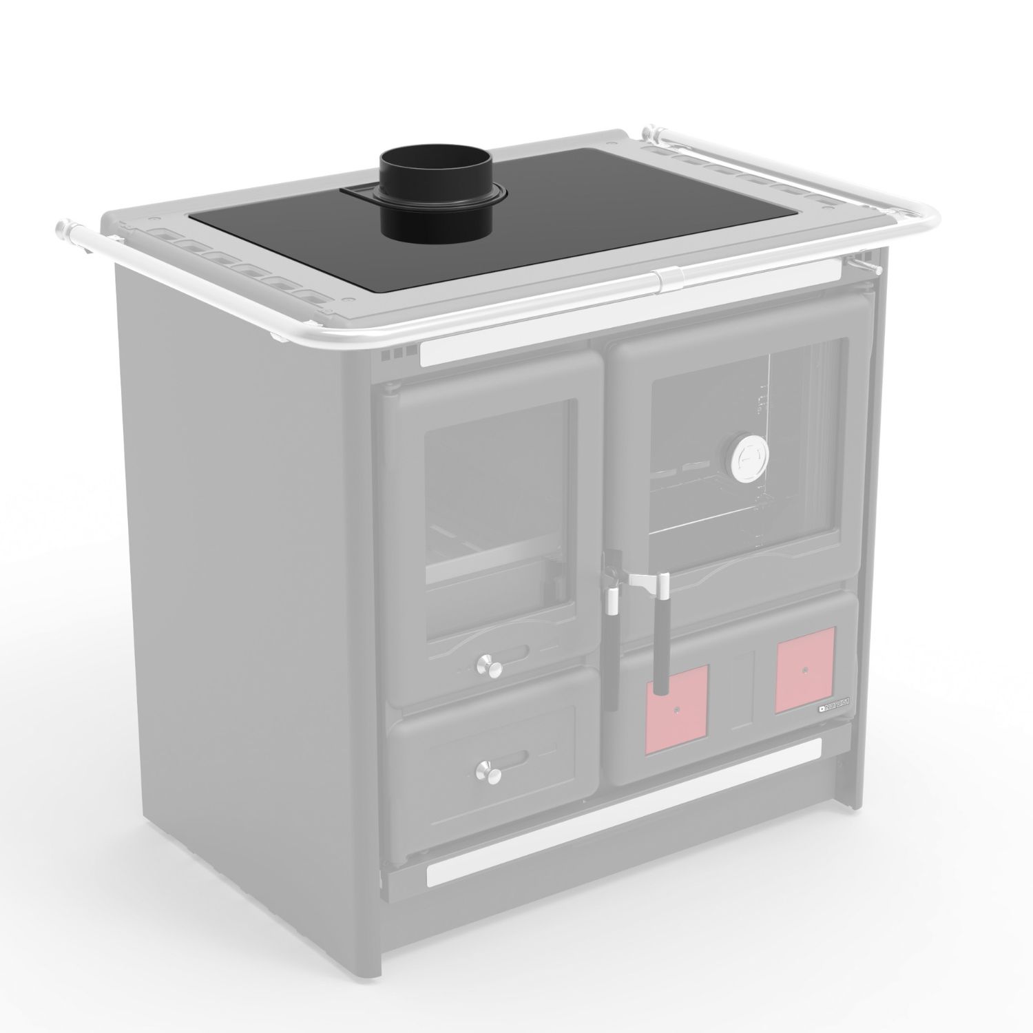 La Nordica Kit de surface en vitrocéramique pour poêle de cuisine Verona XXL et Rosa L