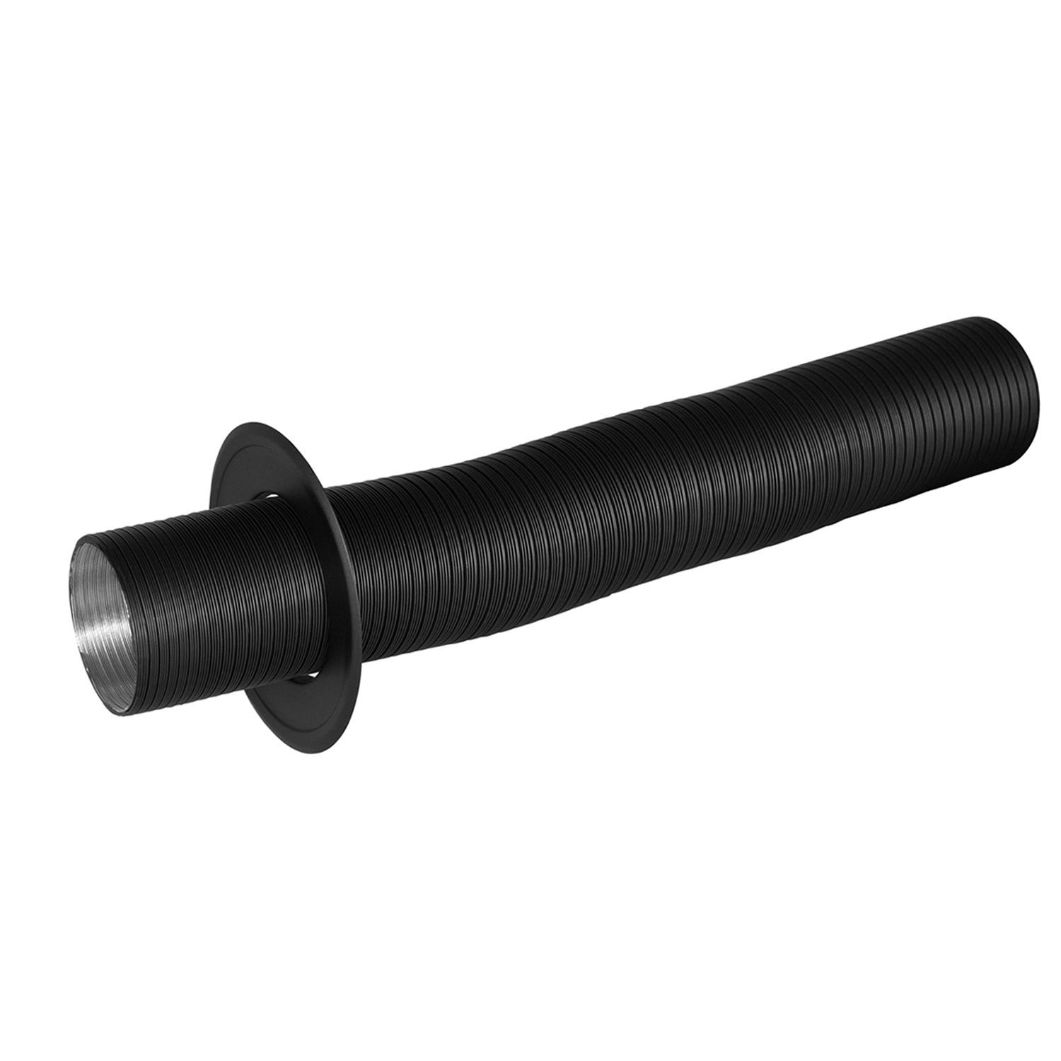 Rosace pour Color Flex noir Ø 100 mm pour raccordement d'air extérieur