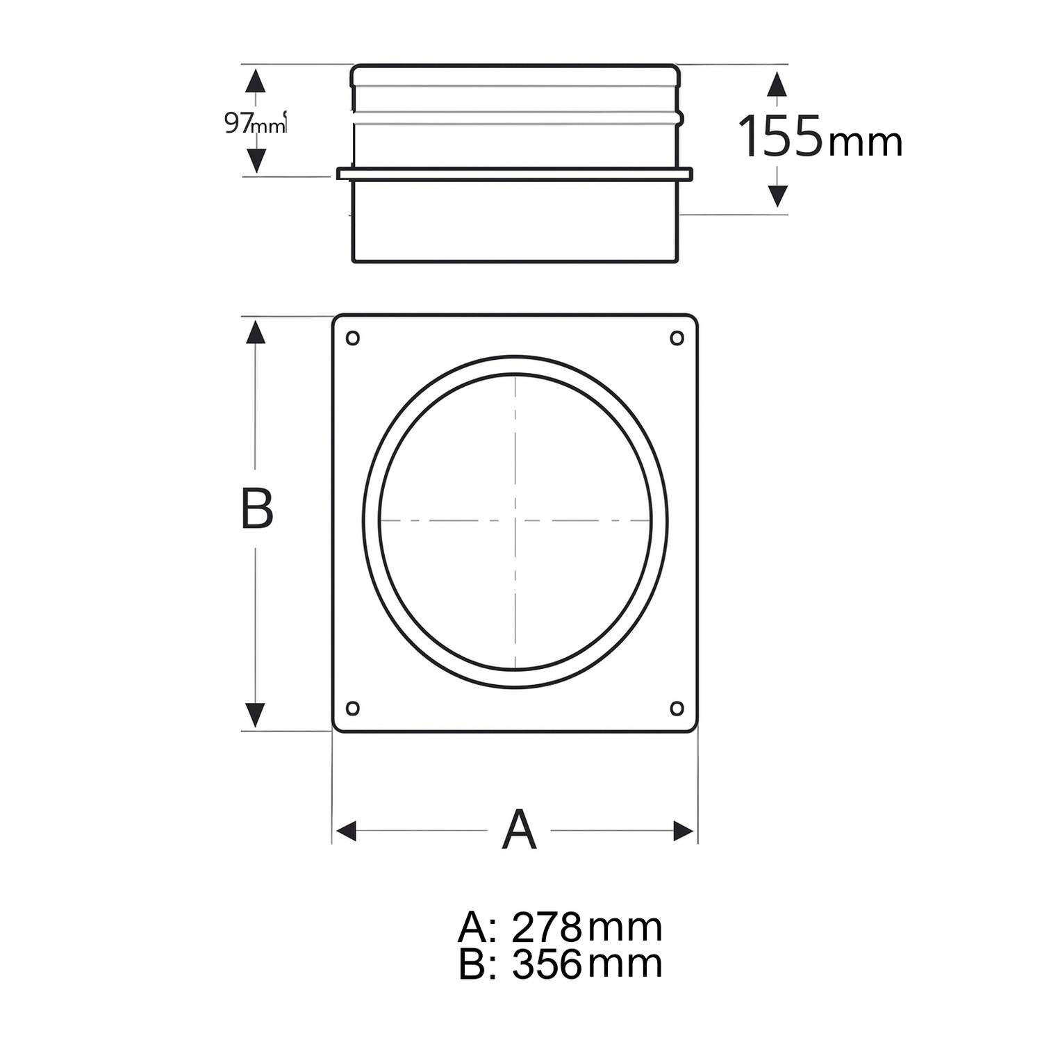 Schiedel ICS Zwischenstütze Ø180 mm doppelwandig glänzend