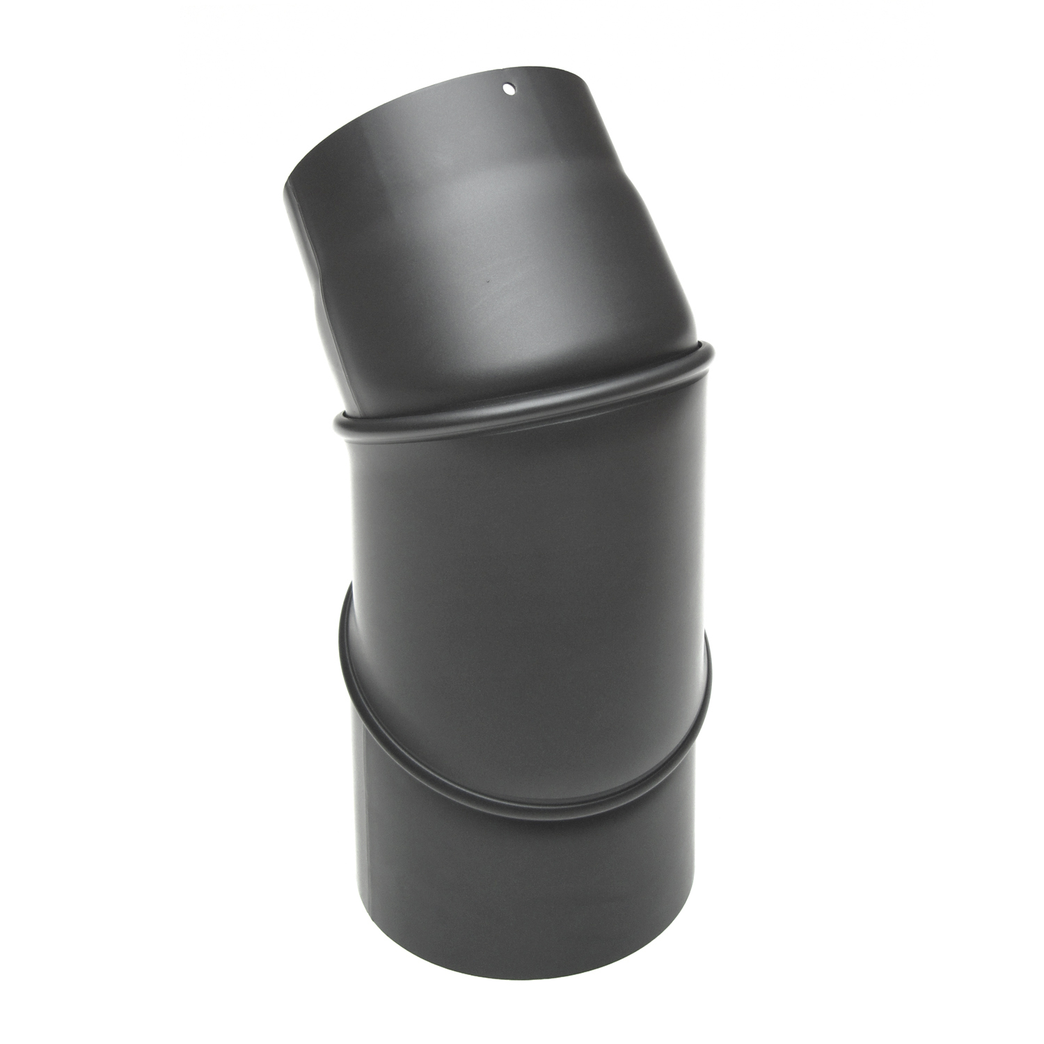 Raik Basic coude de tuyau de fumée 130mm gris fonte 0–90° sans porte pour tuyau de fumée / conduit de fumée