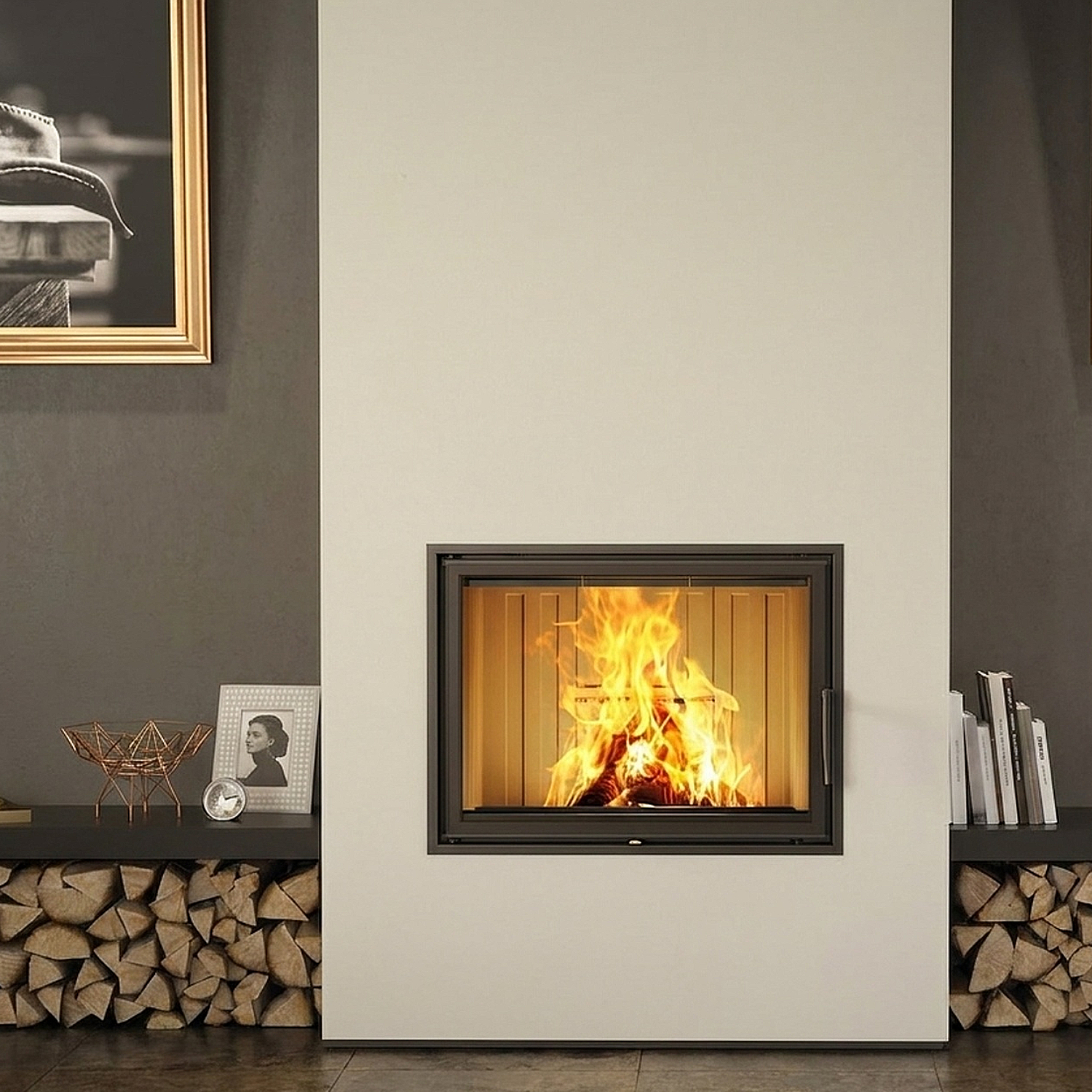 Spartherm Varia 1V Kamineinsatz rechts 1483 180 mm