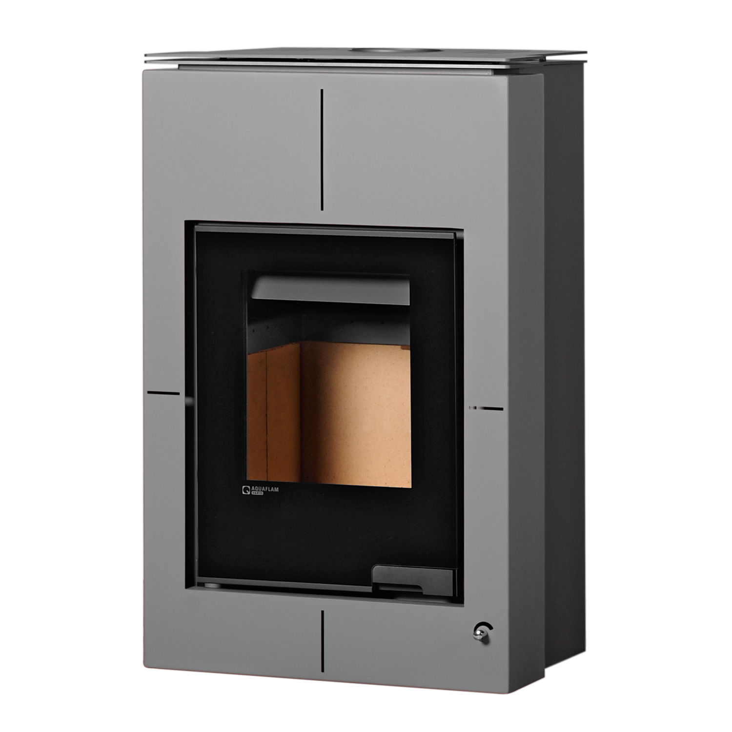 Poêle à bois Aquaflam Vario Saporo Gris